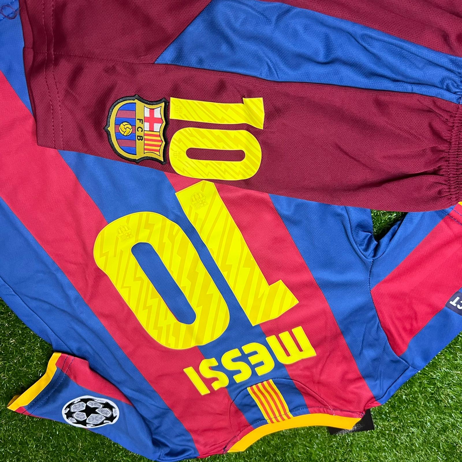 Barcelona Classic 2010/11 with Messi 10 Kids KIT