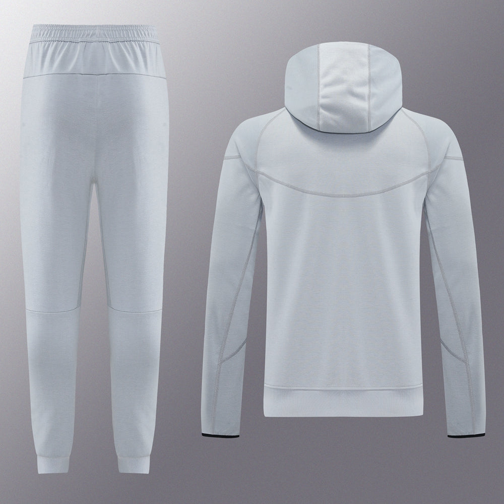 Barcelona Grey Hoodie Jacket Suit 2025