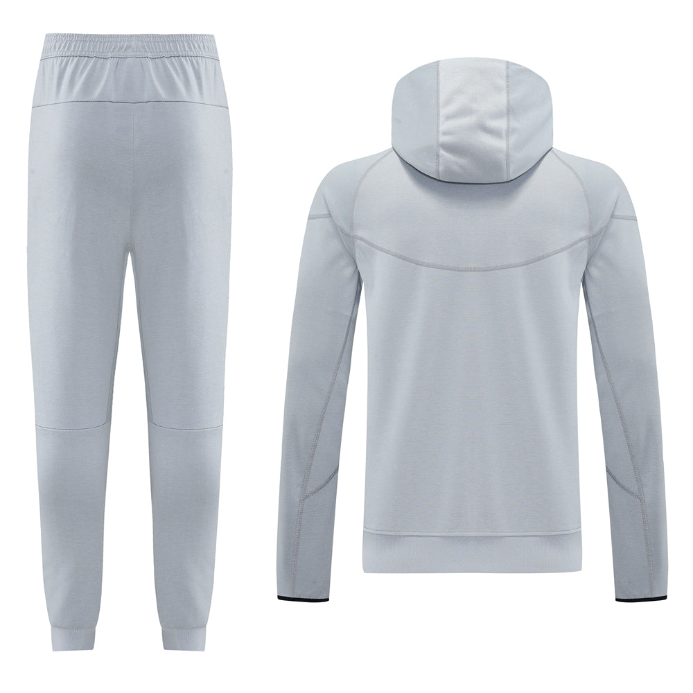 Barcelona Grey Hoodie Jacket Suit 2025