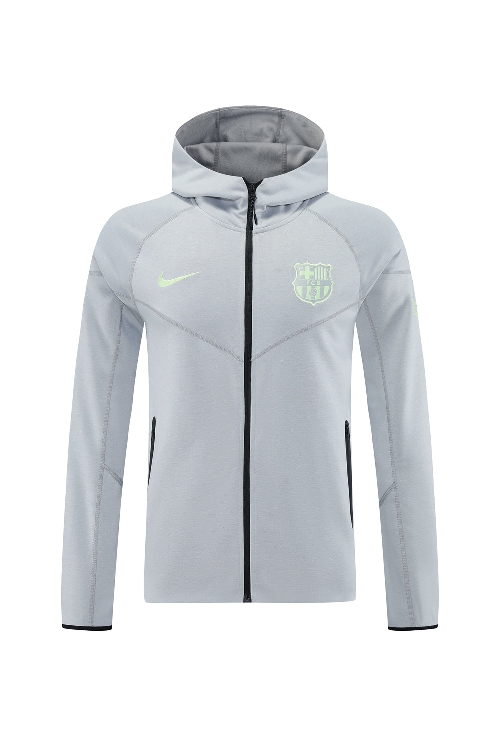 Barcelona Grey Hoodie Jacket Suit 2025