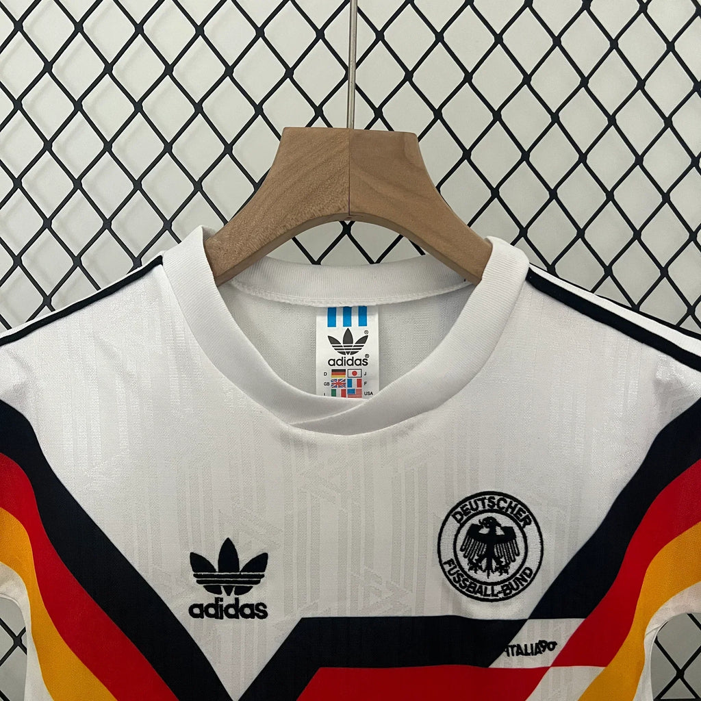 Allemagne Maillot domicile classique Coupe du monde 1990 kit enfant