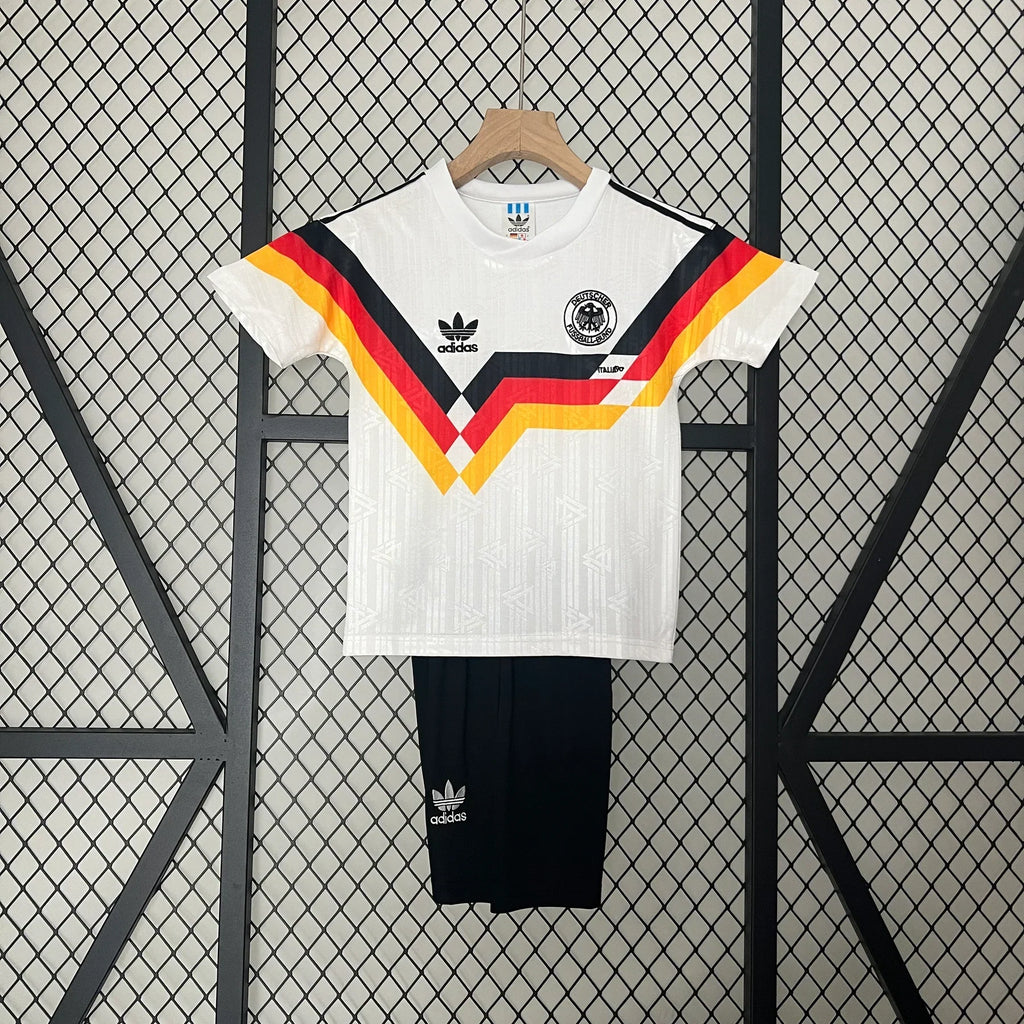 Allemagne Maillot domicile classique Coupe du monde 1990 kit enfant
