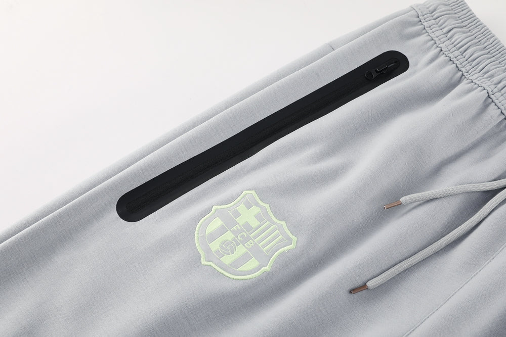 Barcelona Grey Hoodie Jacket Suit 2025