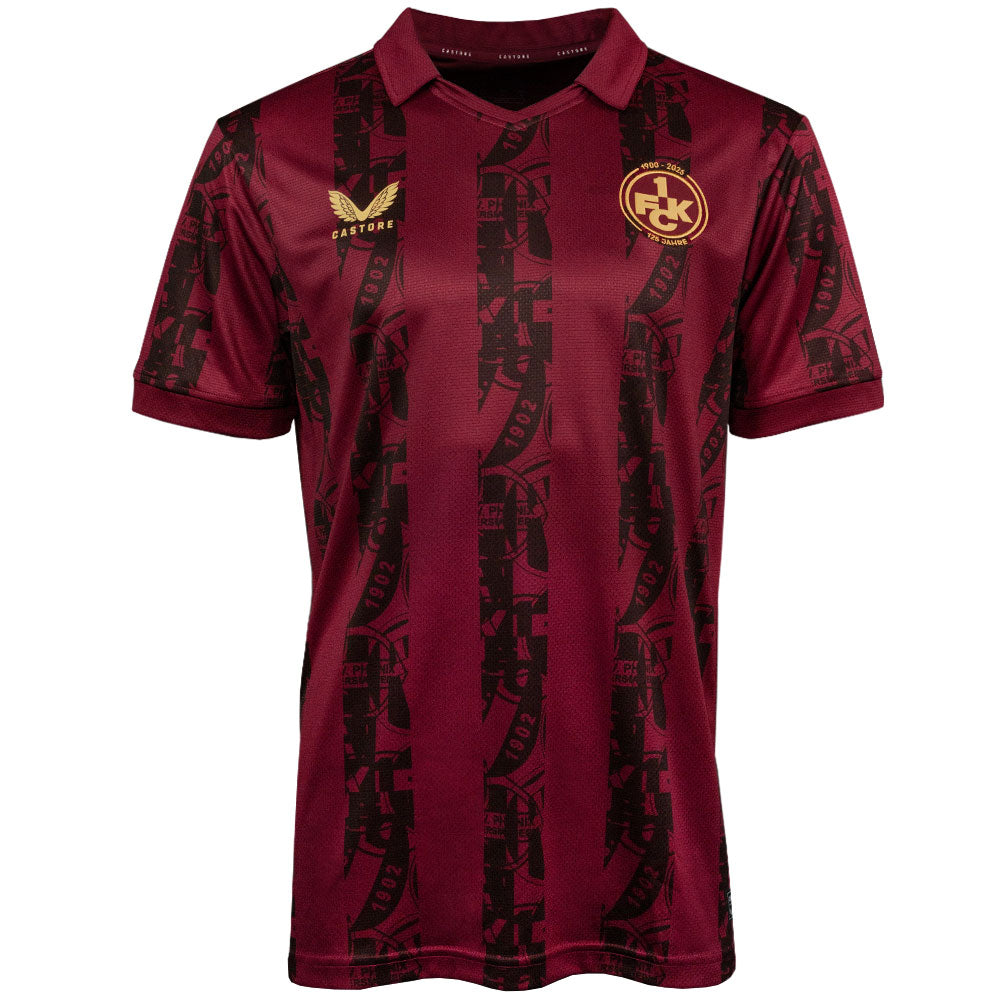 Maillot rouge du 125e anniversaire de Kaiserslautern