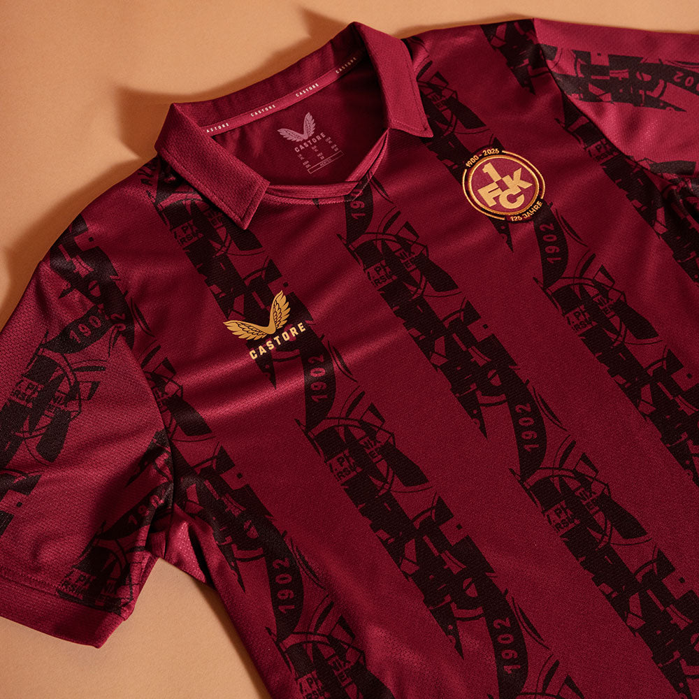 Maillot rouge du 125e anniversaire de Kaiserslautern