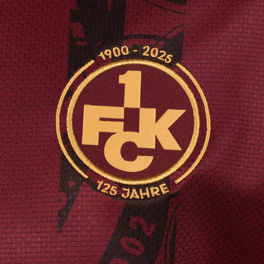 Maillot rouge du 125e anniversaire de Kaiserslautern