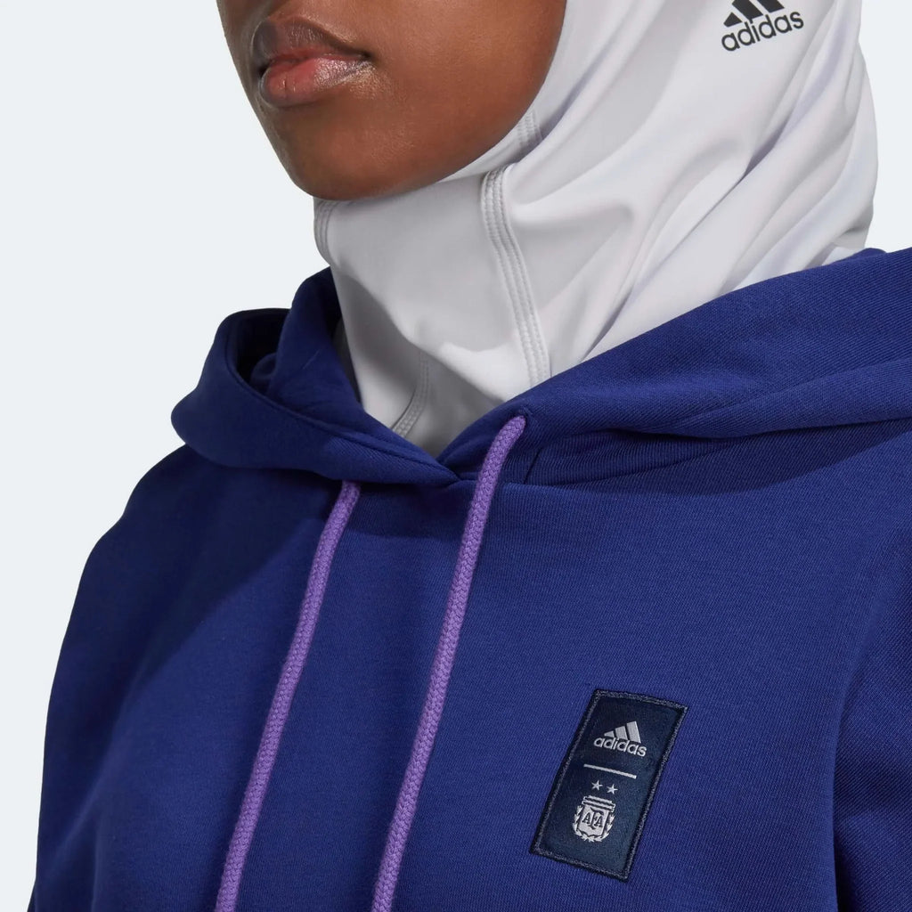 Argentine 2022-23 - Sweat à capuche 3 bandes femme Legacy Indigo