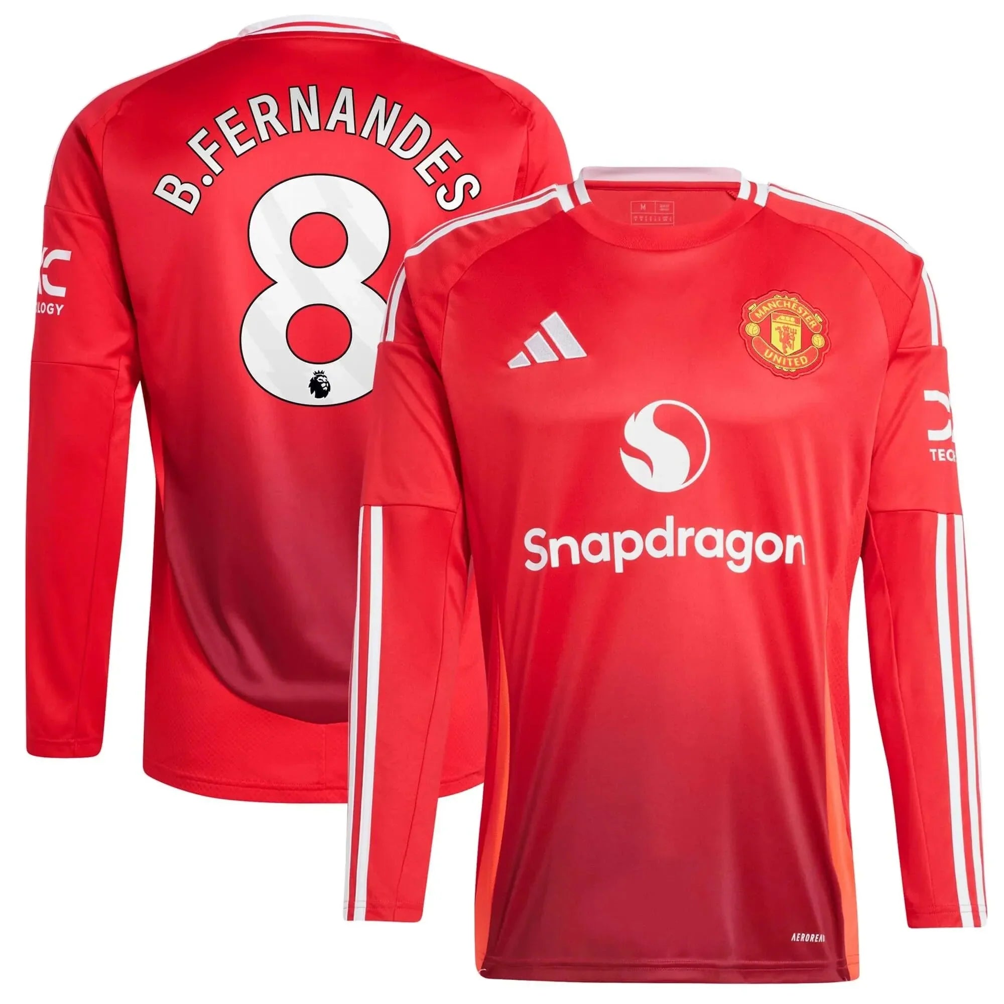 Manchester United 2024-25 Men's Stadium Home Long-Sleeve Jersey