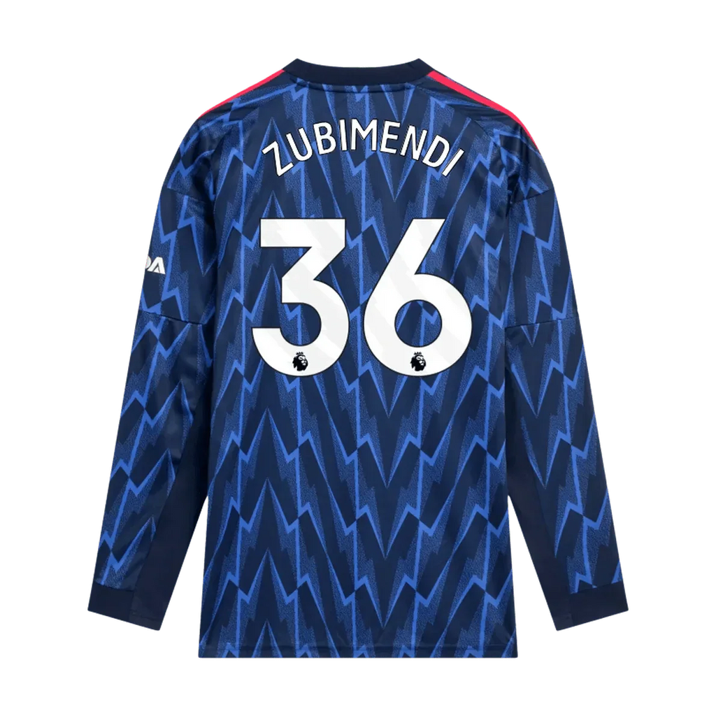 Arsenal 2025-26 Men's Stadium Away Long-Sleeve Soccer Jersey