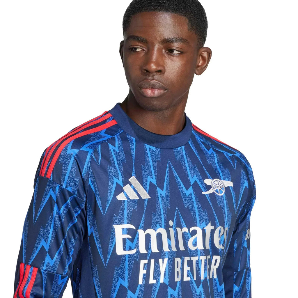 Arsenal 2025-26 Men's Stadium Away Long-Sleeve Soccer Jersey