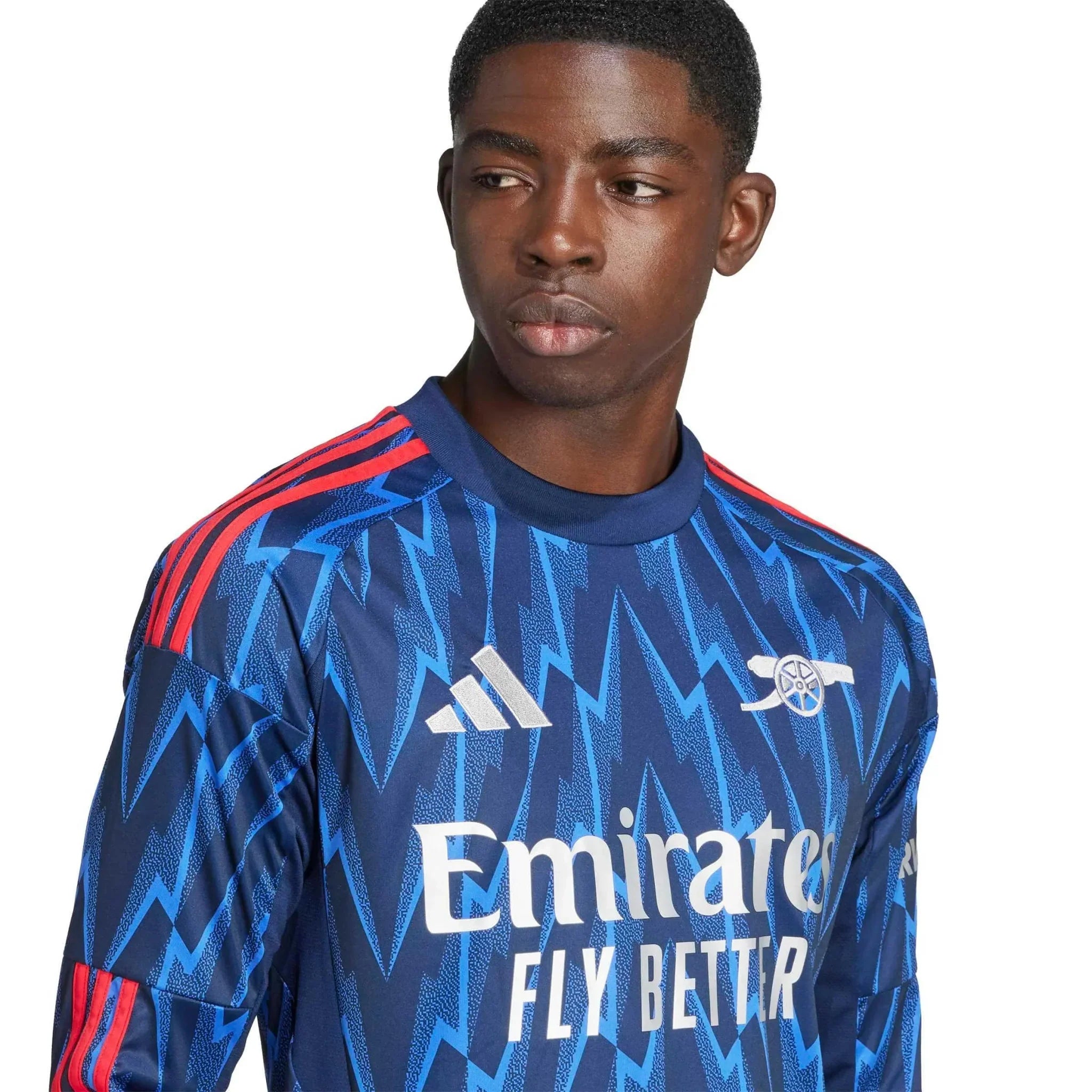 Arsenal 2025-26 Men's Stadium Away Long-Sleeve Soccer Jersey
