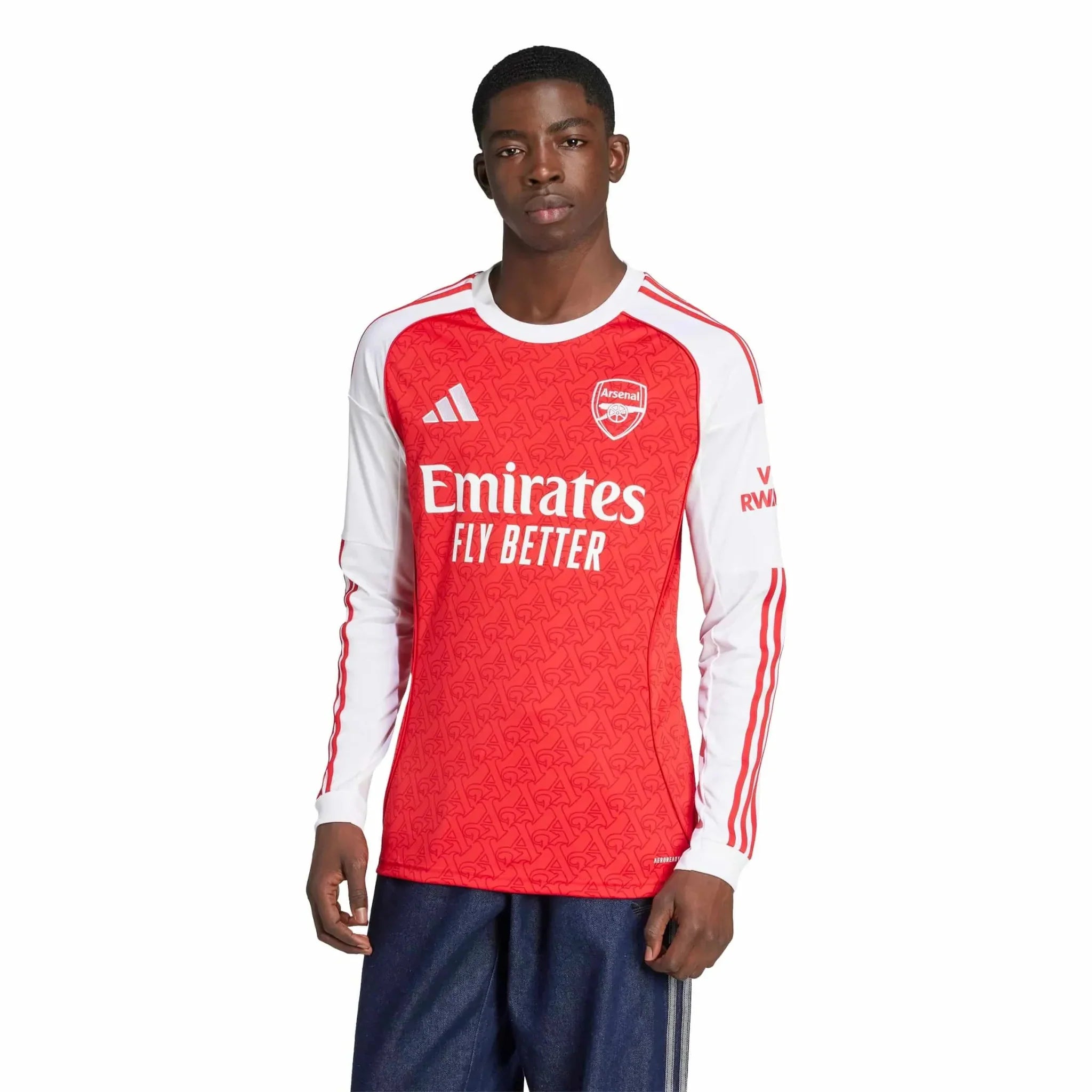 Arsenal 2025-26 Men's Stadium Home Long-Sleeve Soccer Jersey