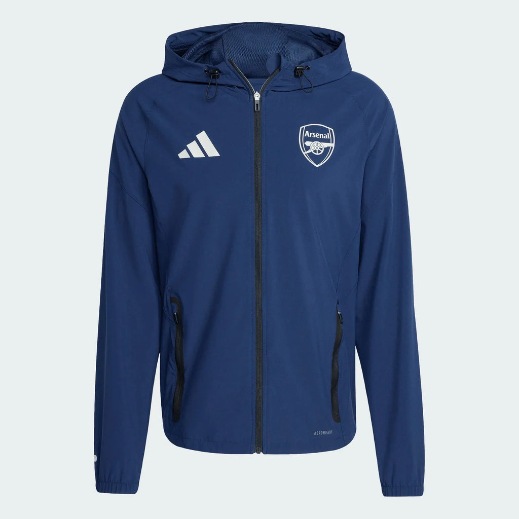 Arsenal 2025-26 Men's Tiro 25 Competition Vis Tech Travel Jacket