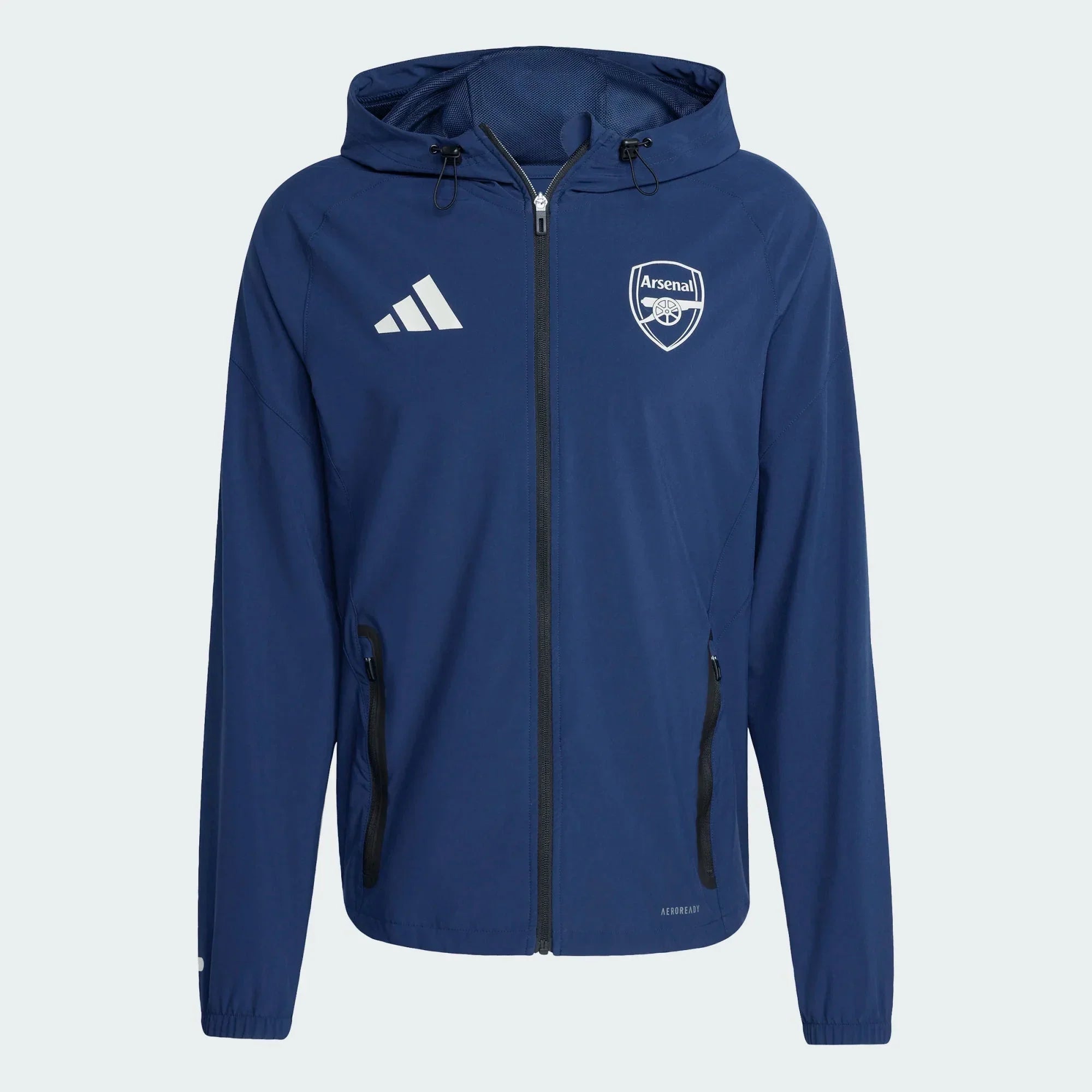 Arsenal 2025-26 Men's Tiro 25 Competition Vis Tech Travel Jacket
