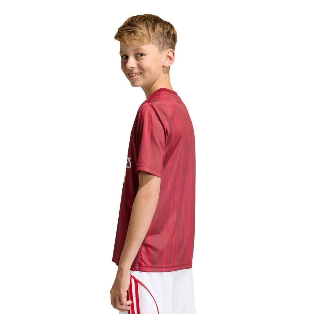 Maillot de football Arsenal 2025-26 pré-match pour jeune