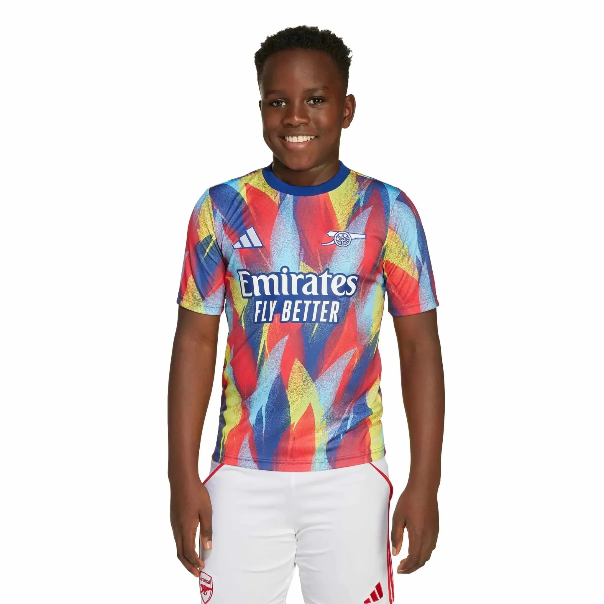 Arsenal 2025-26 Youth Pre-Match Soccer Jersey