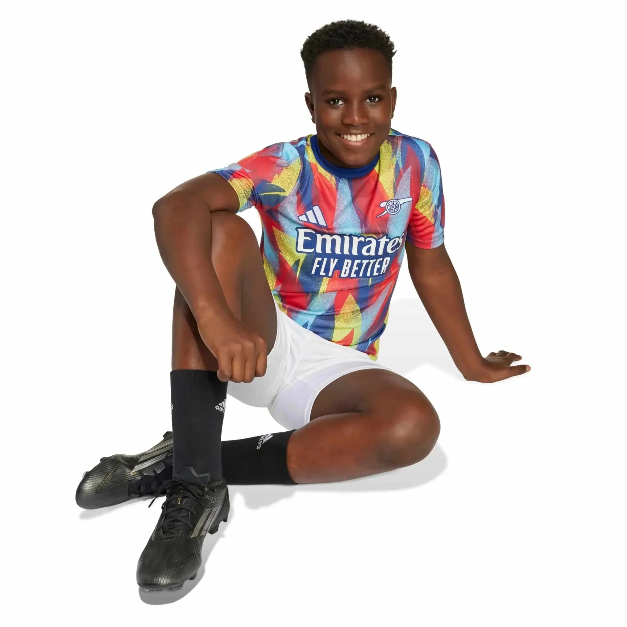 Arsenal 2025-26 Youth Pre-Match Soccer Jersey