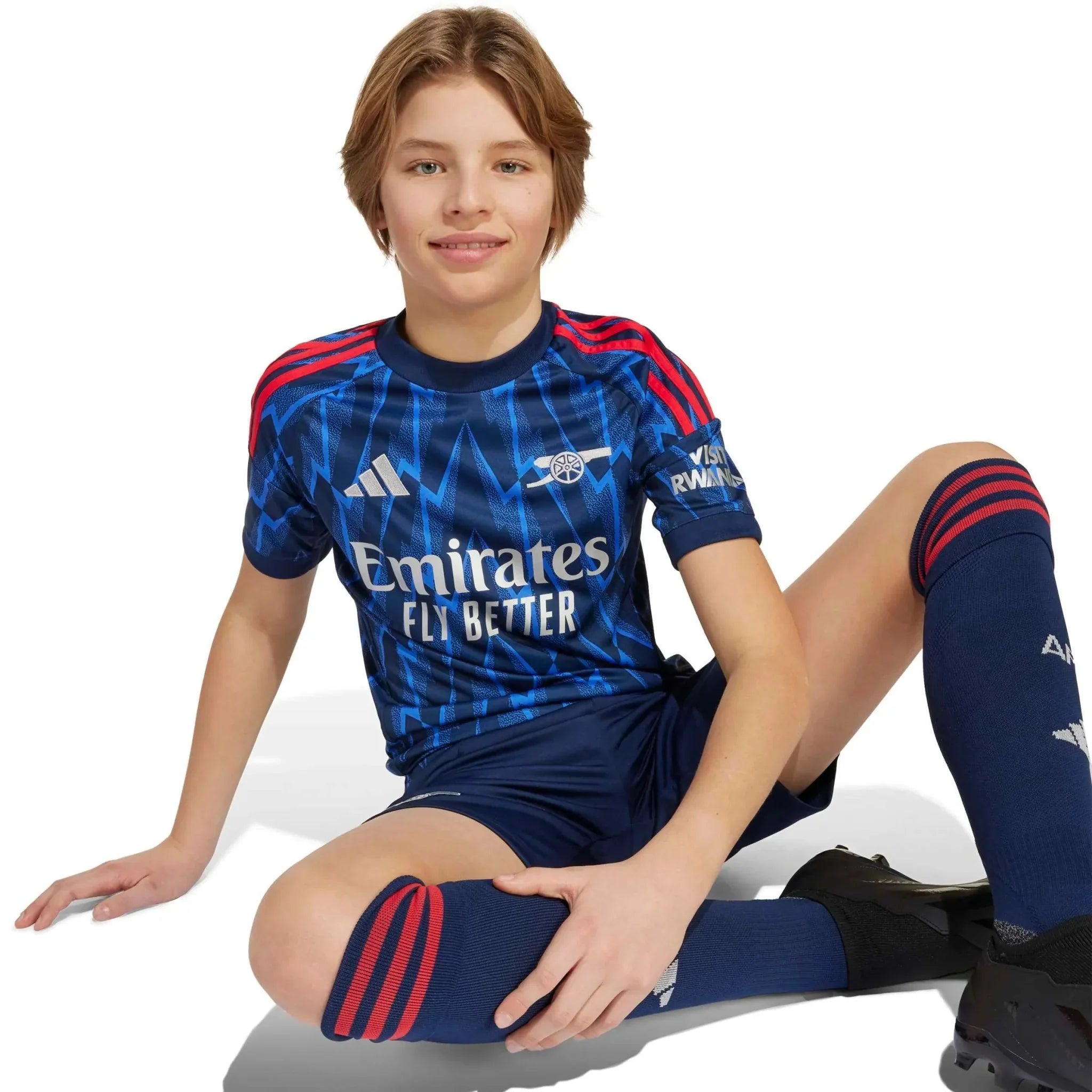 Arsenal 2025-26 Youth Stadium Away Soccer Jersey
