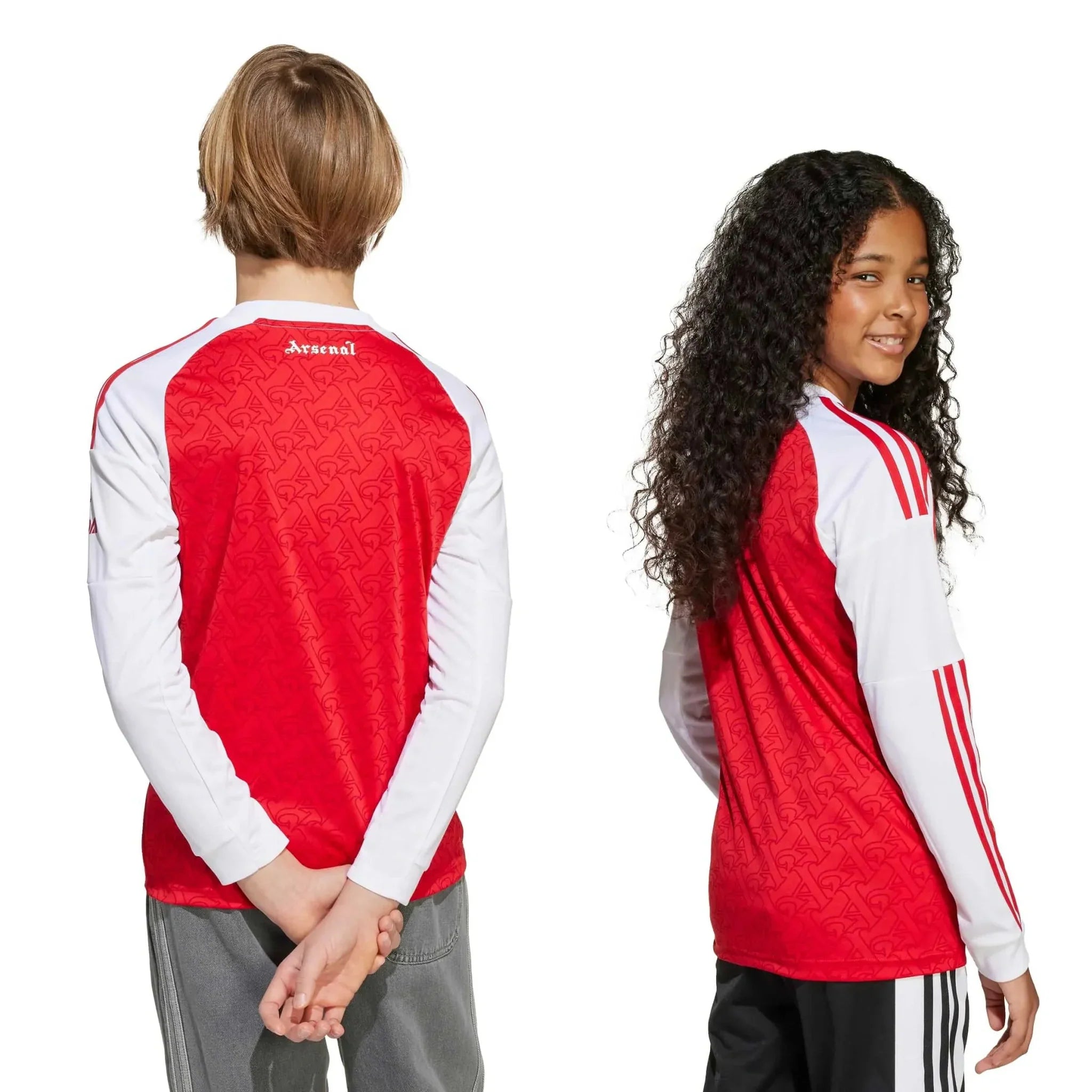 Maillot de foot domicile à manches longues Arsenal 2025-26 Youth Stadium