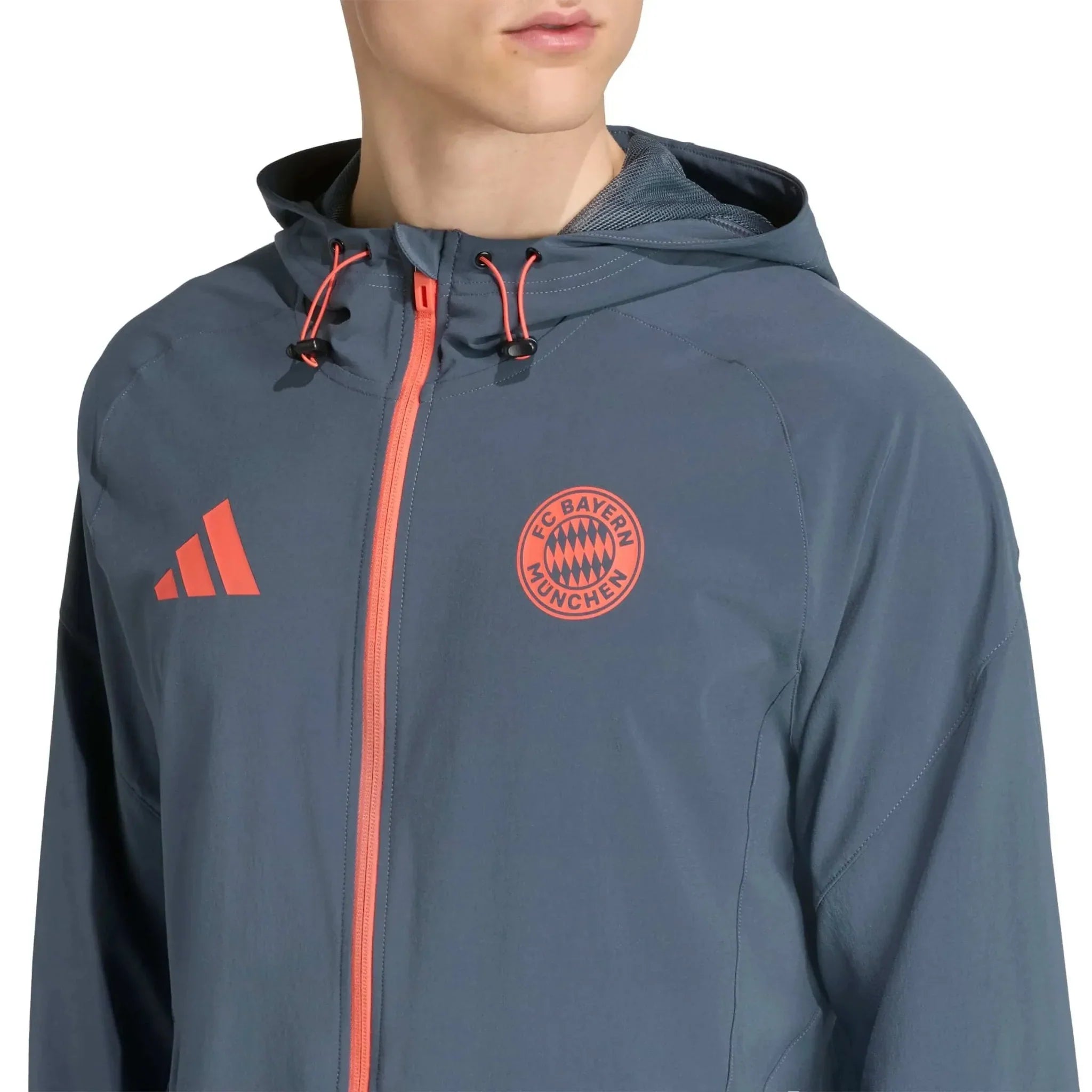Bayern Munich 2025-26 Men's Tiro 25 Competition Vis Tech Travel Jacket