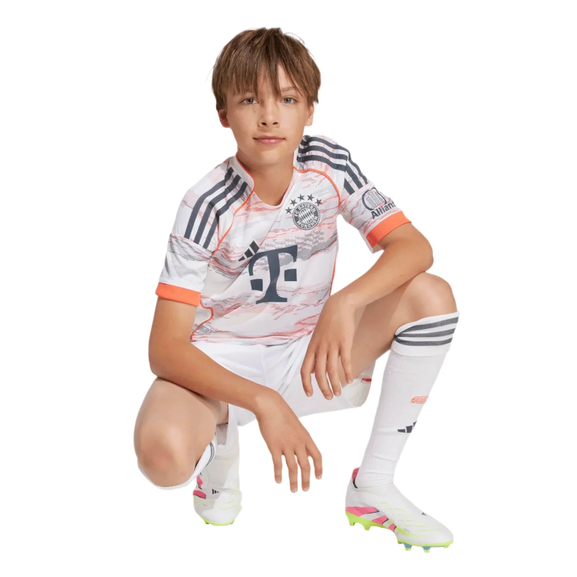 Bayern Munich 2025-26 Youth Stadium Away Soccer Jersey