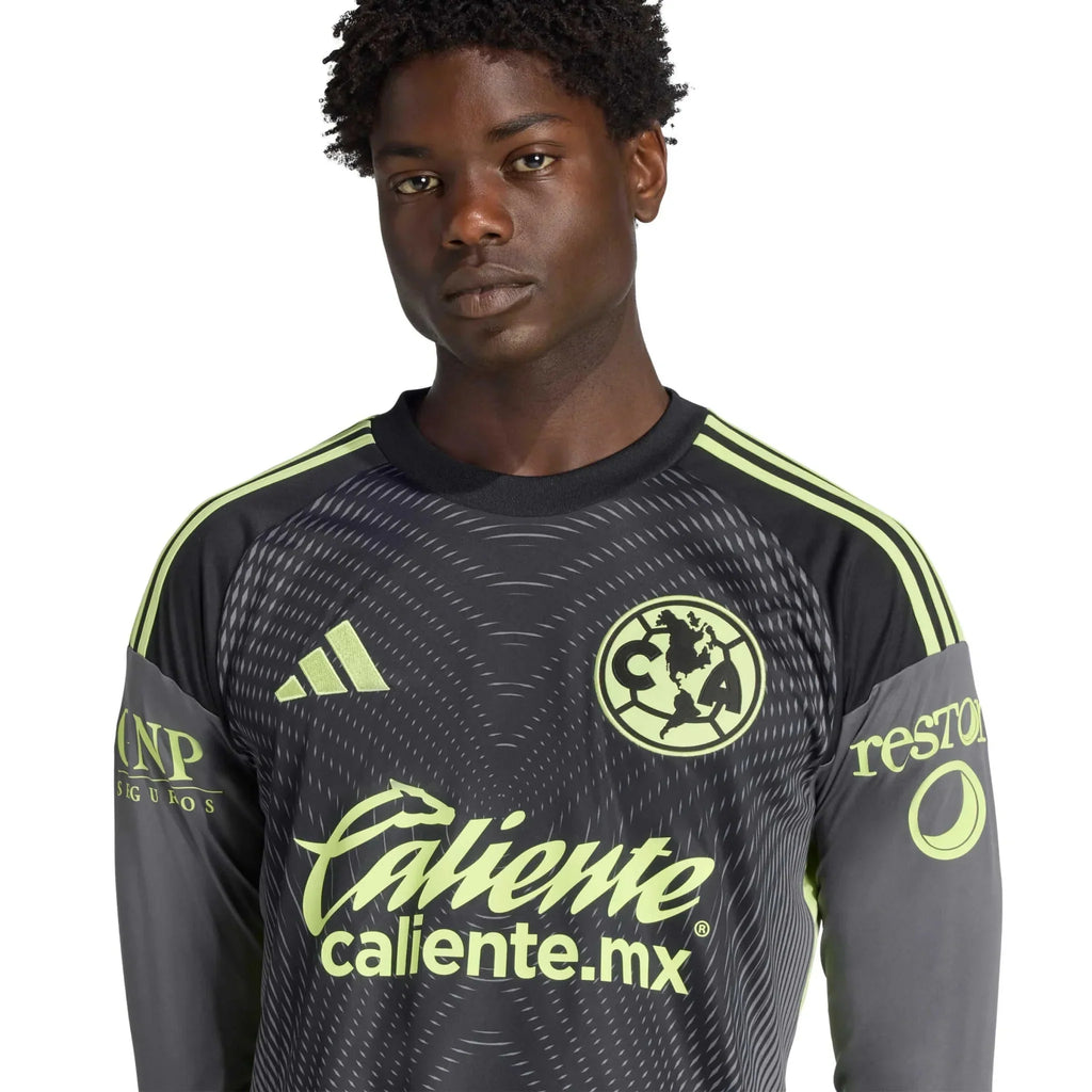 Maillot de gardien de but de football à manches longues Club America 2025-26 pour homme