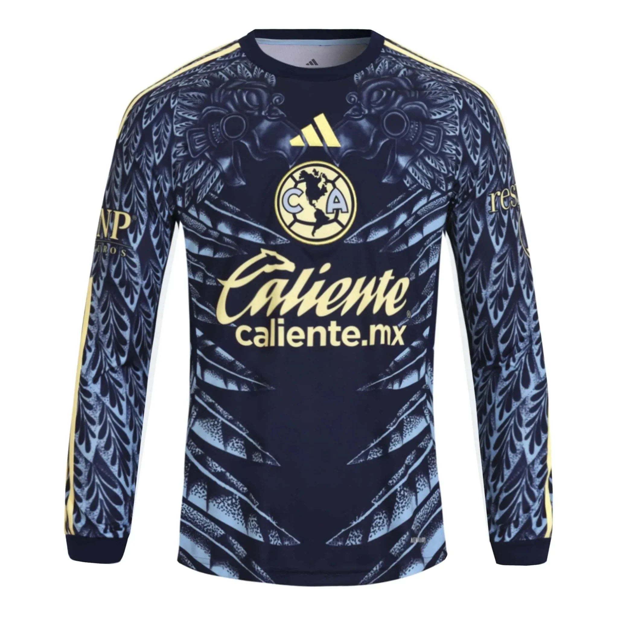 Club America 2025-26 Men's Stadium Away Long-Sleeve Soccer Jersey