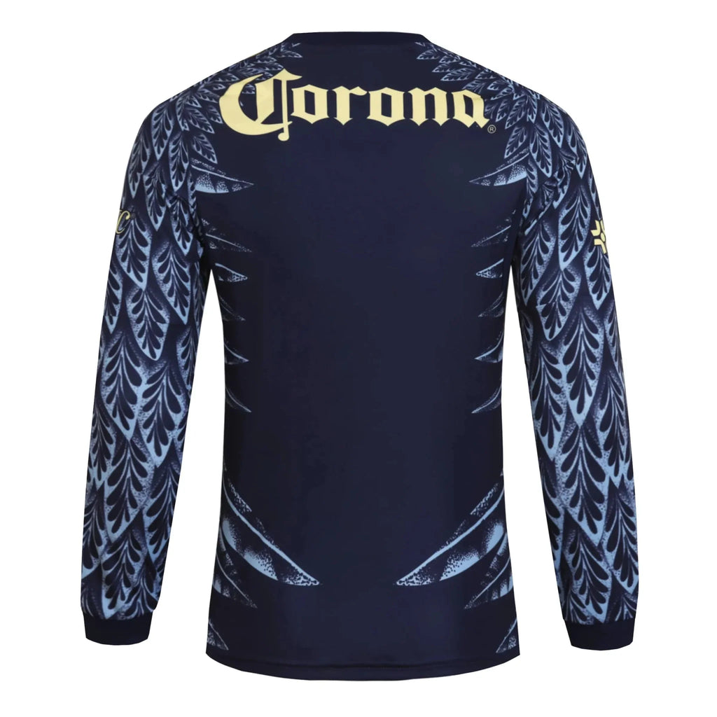 Club America 2025-26 Men's Stadium Away Long-Sleeve Soccer Jersey