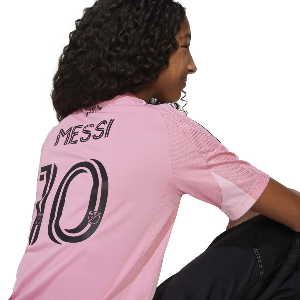 Inter Miami 2025-26 Youth Messi #10 Stadium Home Soccer Jersey