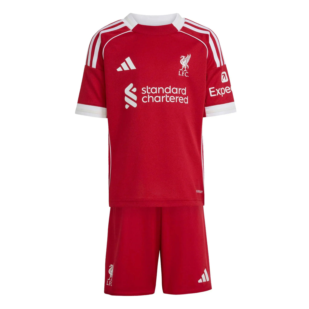 Mini-kit domicile enfant Liverpool 2025-26