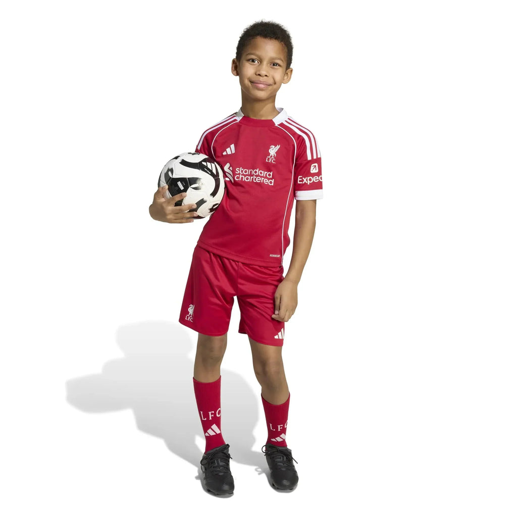 Mini-kit domicile enfant Liverpool 2025-26
