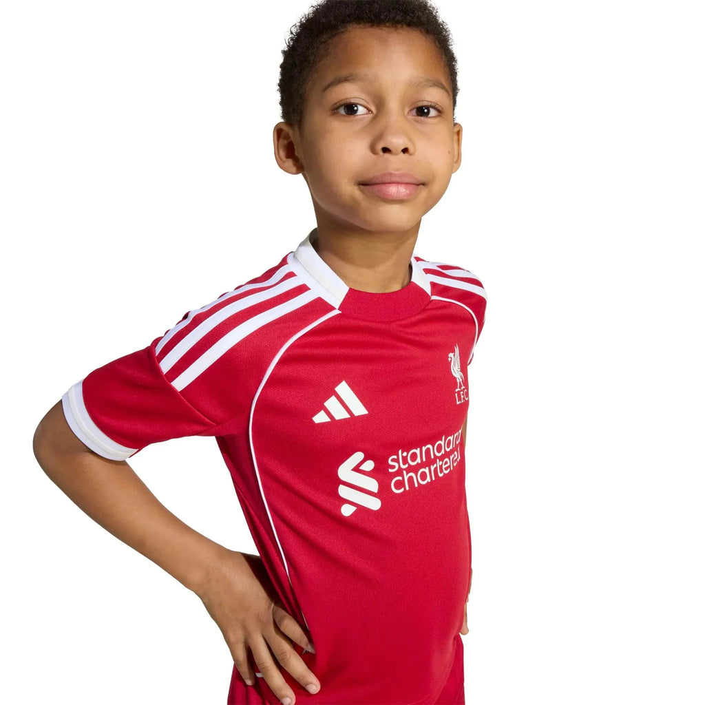 Mini-kit domicile enfant Liverpool 2025-26