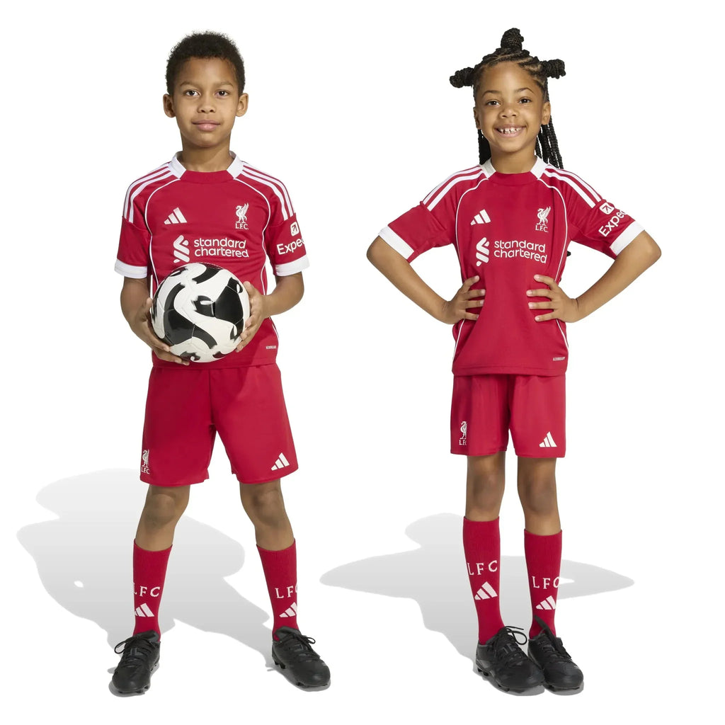 Mini-kit domicile enfant Liverpool 2025-26