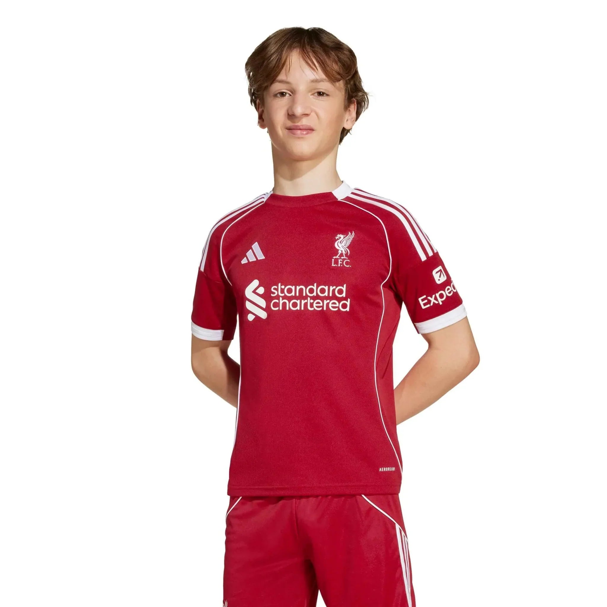 Maillot de football domicile du stade des jeunes de Liverpool 2025-2026