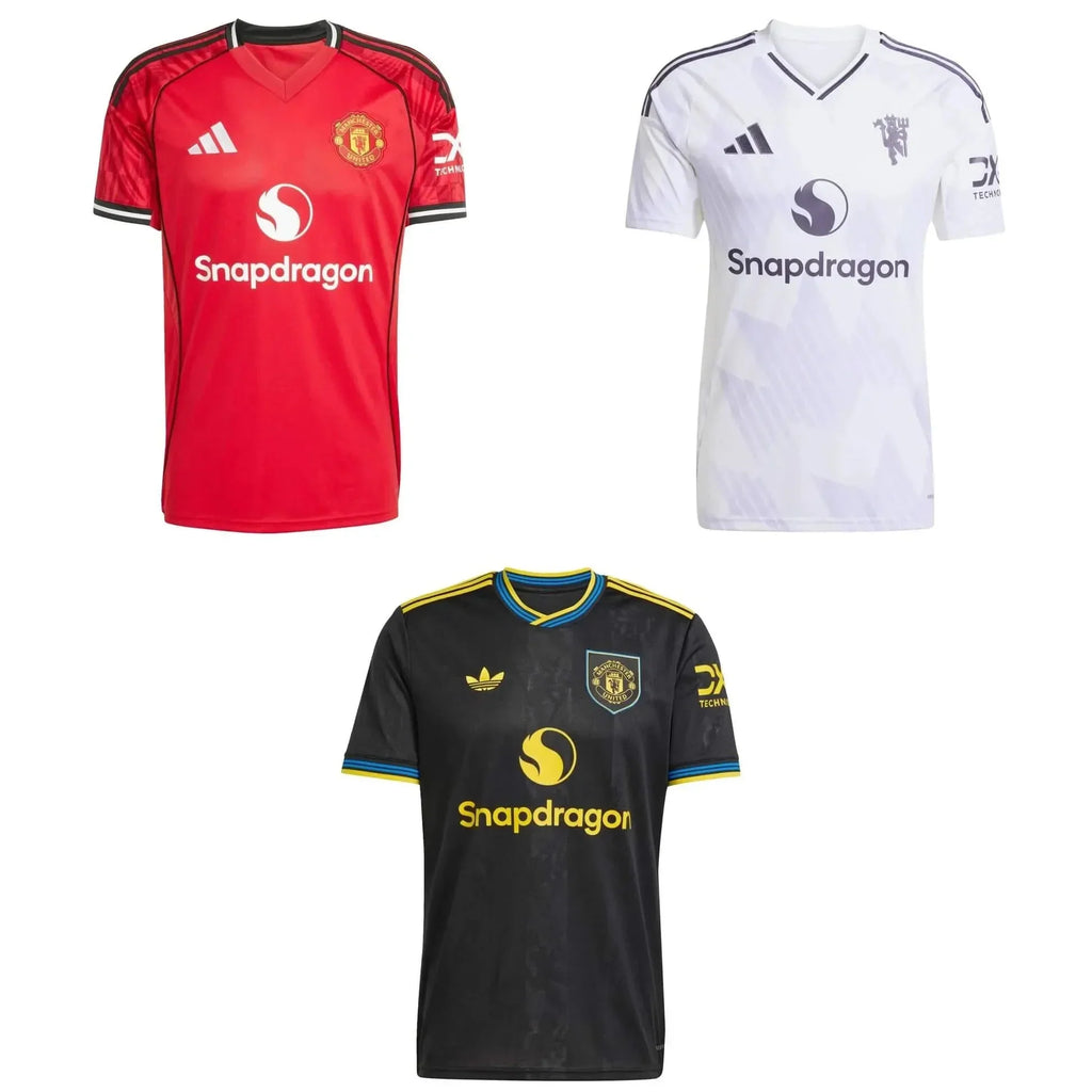 Lot Maillot Domicile/Extérieur/Troisième Homme Manchester United 2025-26