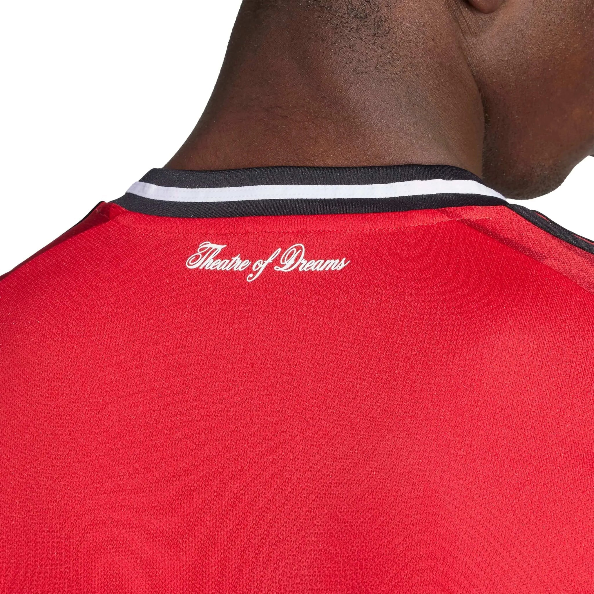 Manchester United 2025-26 Men's Stadium Home Long-Sleeve Soccer Jersey