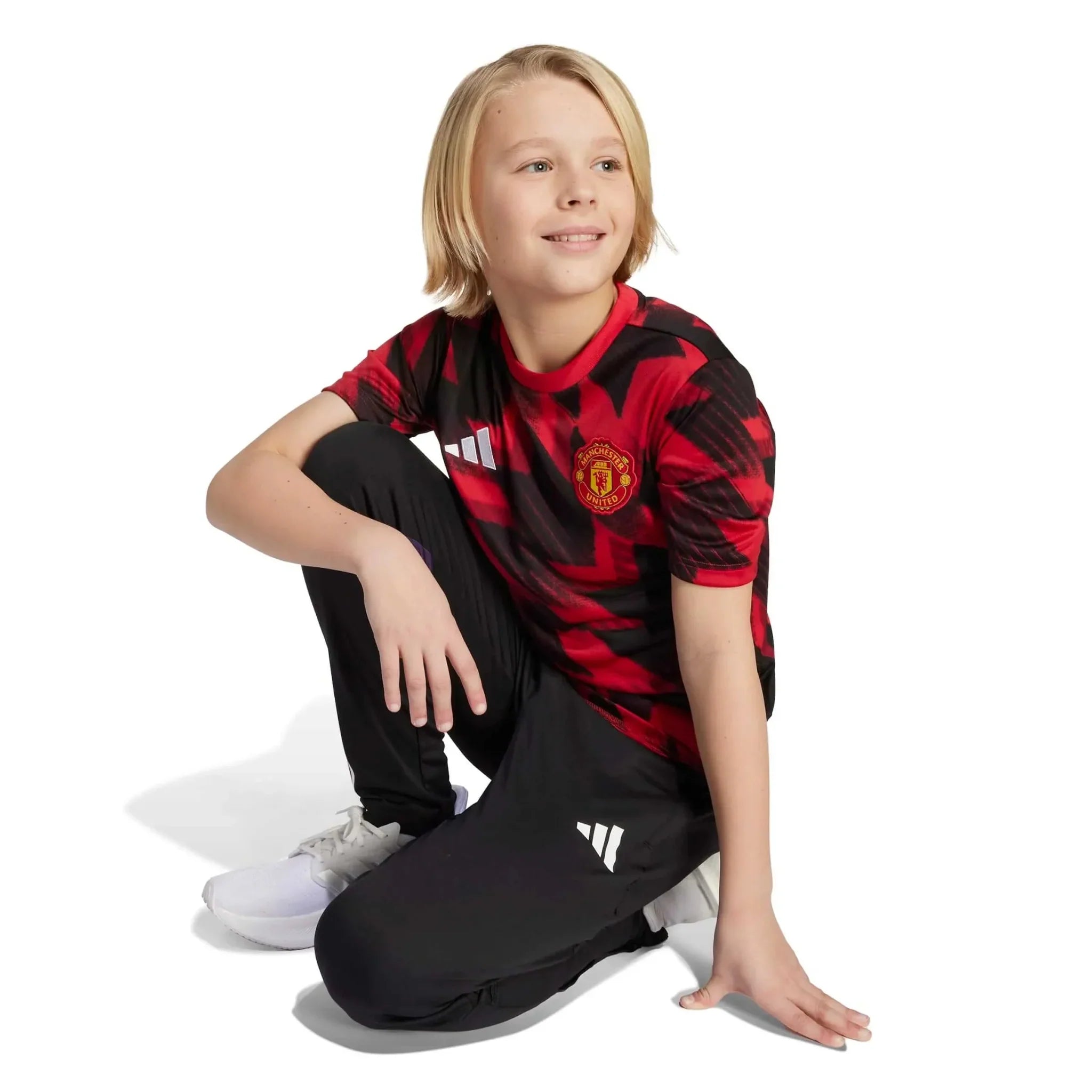 Manchester United 2025-26 Youth Pre-Match Soccer Jersey