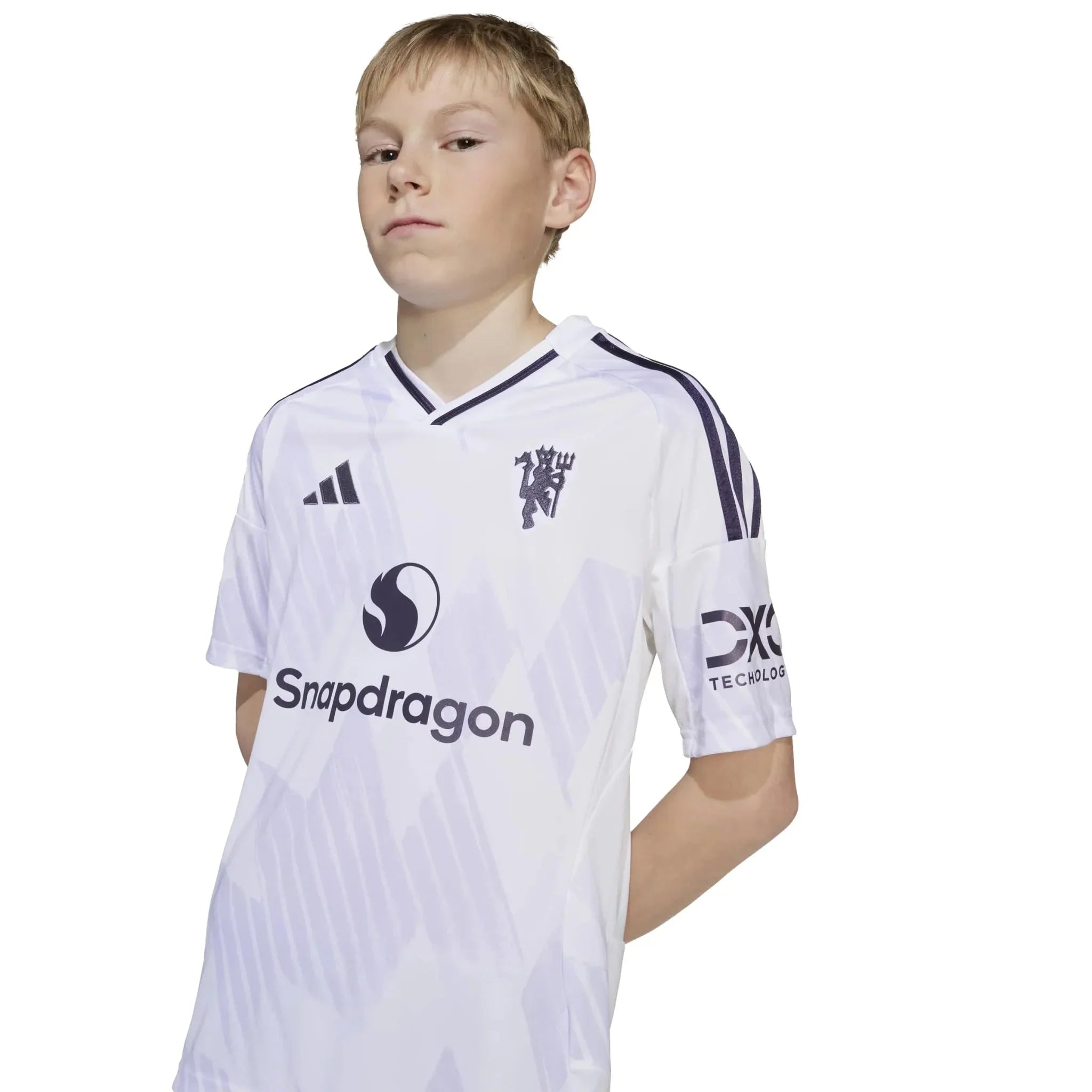 Manchester United 2025-26 Youth Stadium Away Soccer Jersey