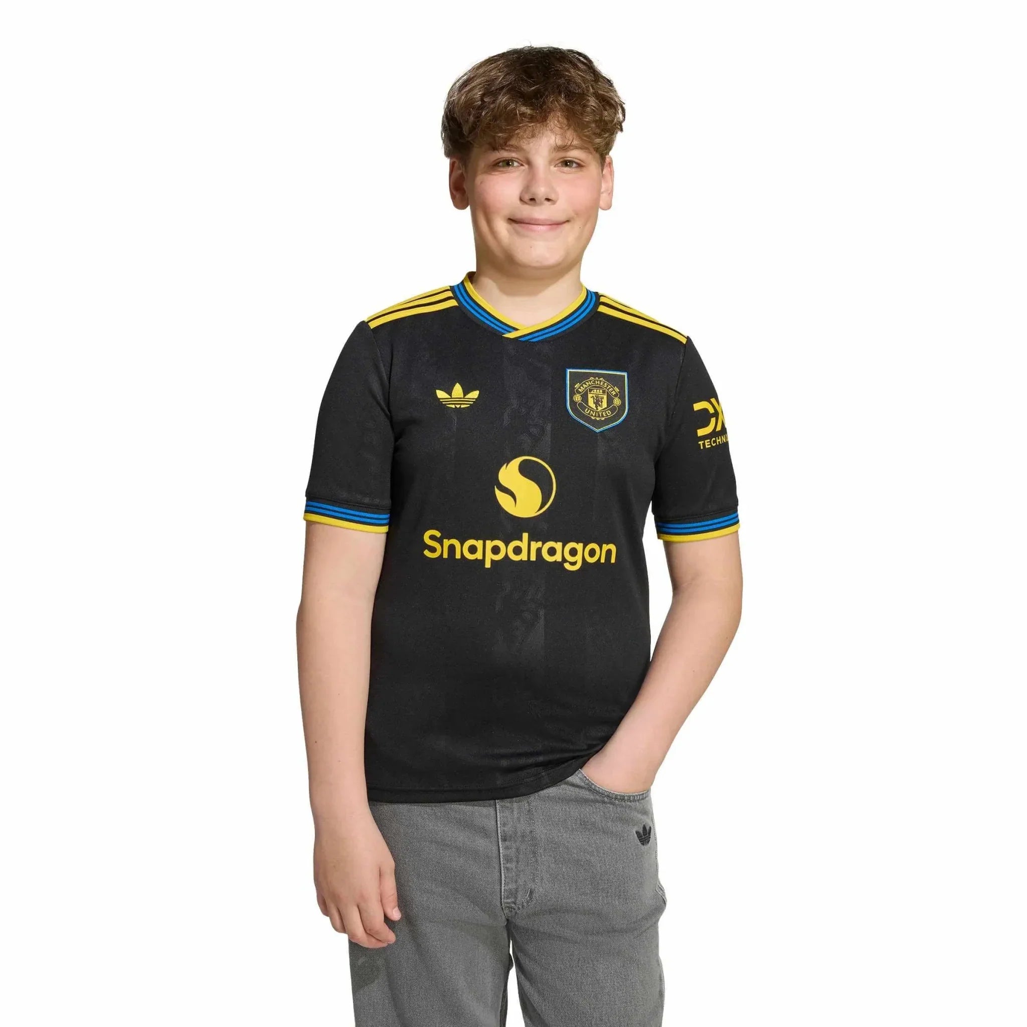 Manchester United 2025-26 Youth Stadium Third Soccer Jersey