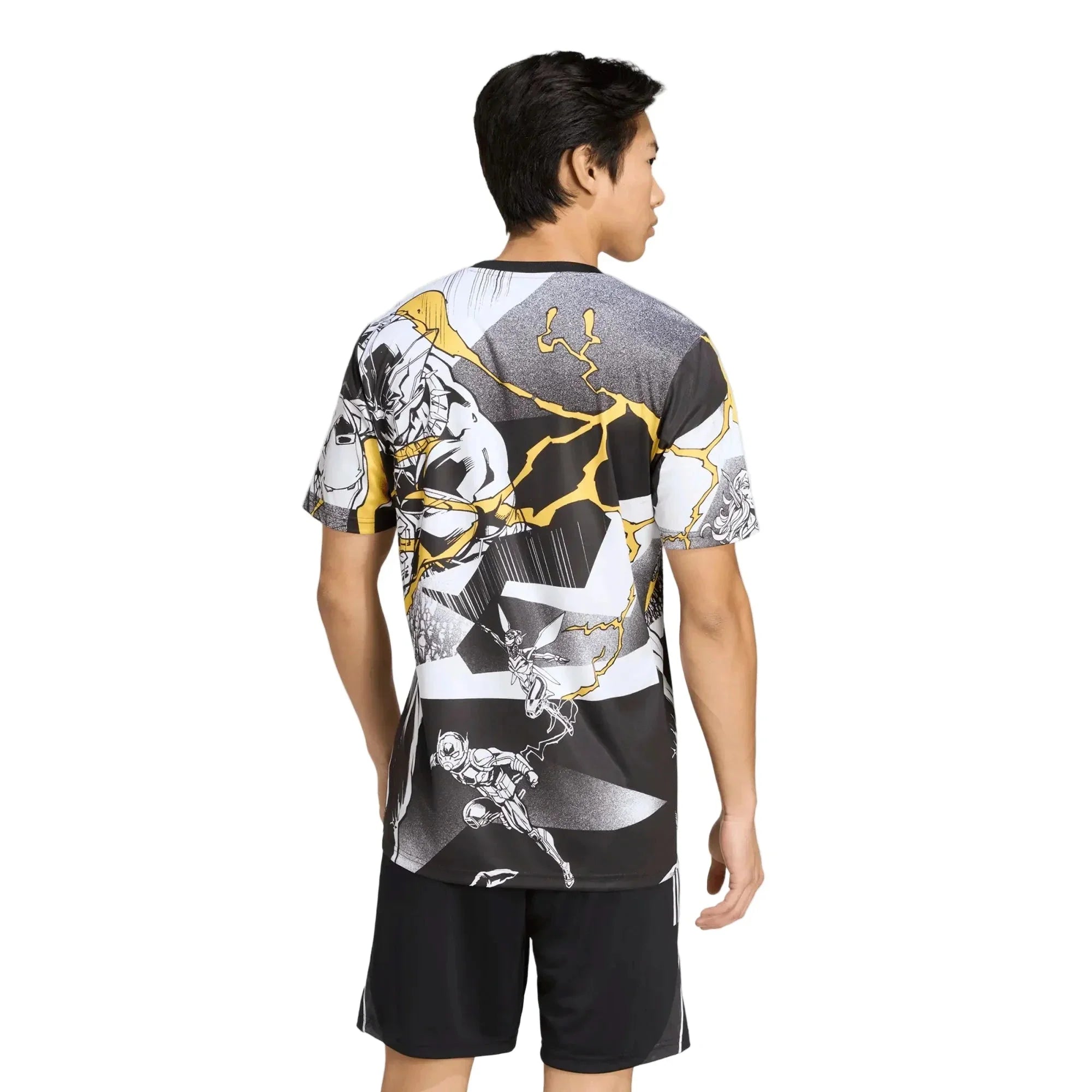 Maillot de football Real Madrid Homme Avengers pré-match 2025-26