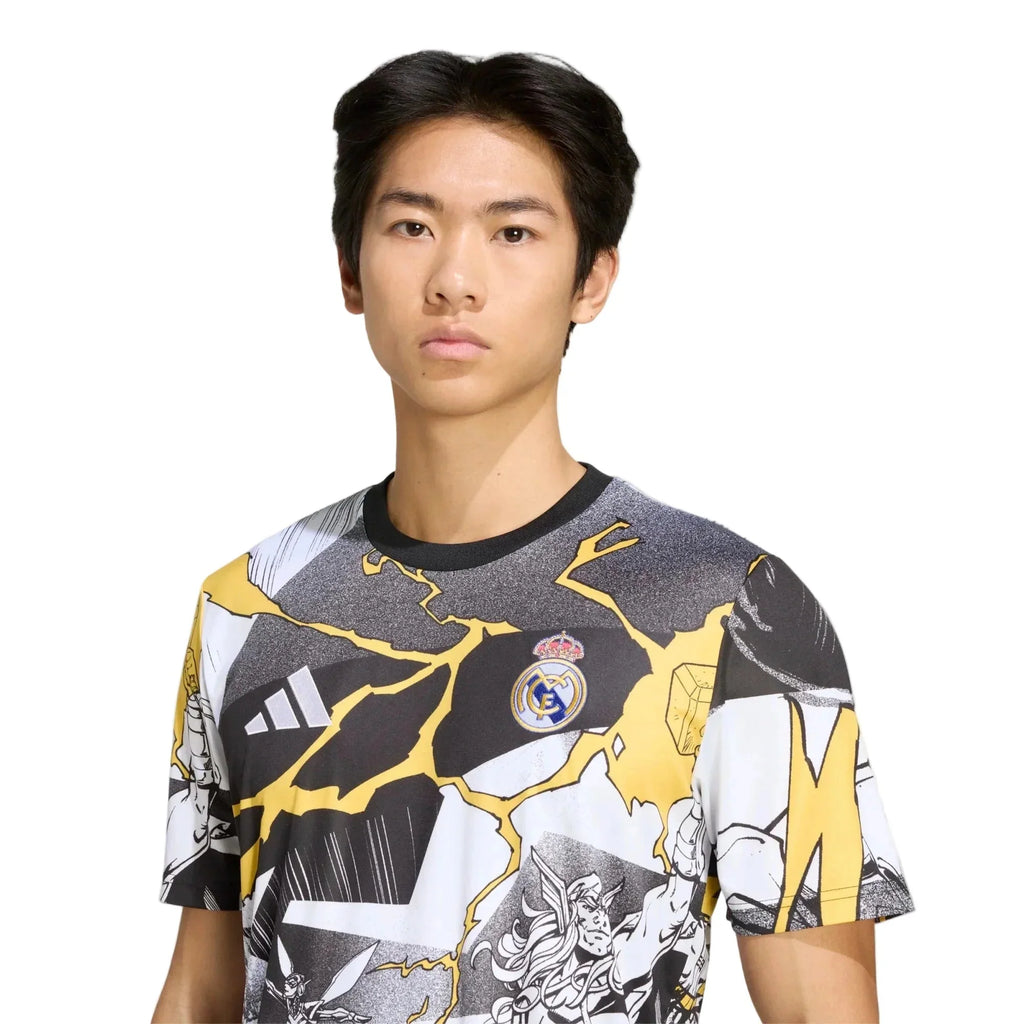 Maillot de football Real Madrid Homme Avengers pré-match 2025-26