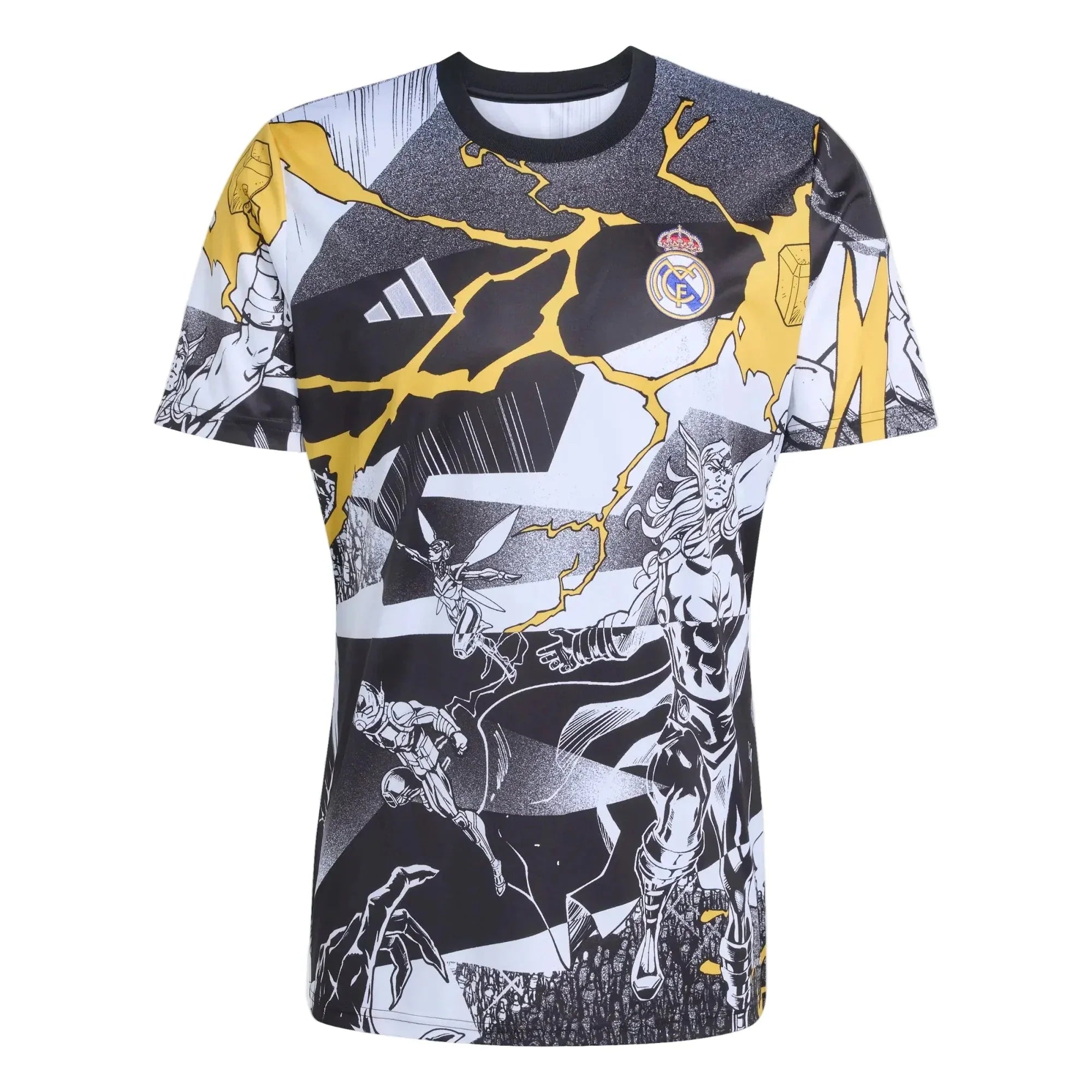 Maillot de football Real Madrid Homme Avengers pré-match 2025-26