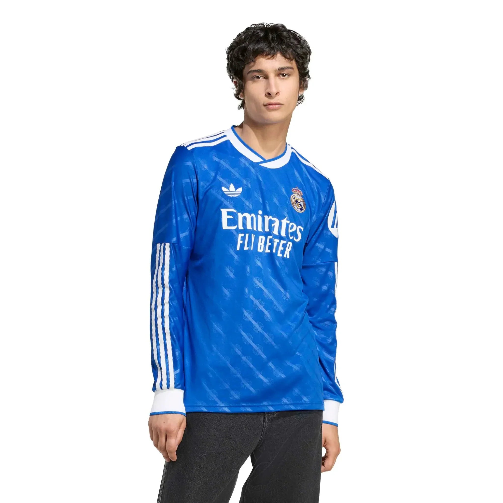 Maillot de football à manches longues pour homme Real Madrid 2025-26 Troisième tenue Stadium