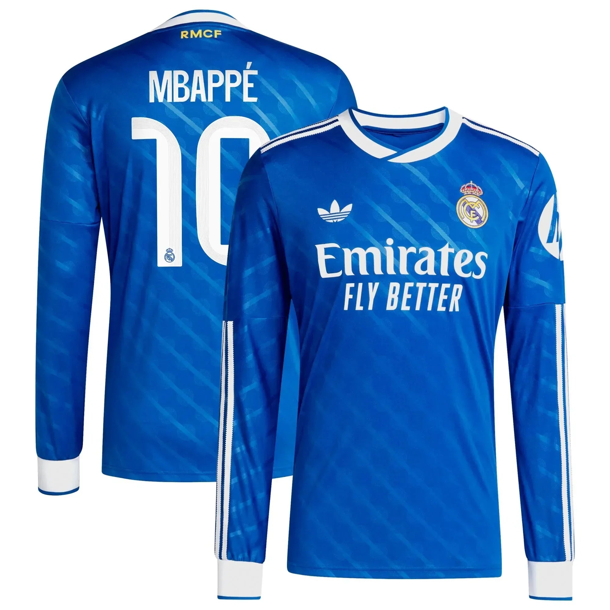 Maillot de football à manches longues pour homme Real Madrid 2025-26 Troisième tenue Stadium