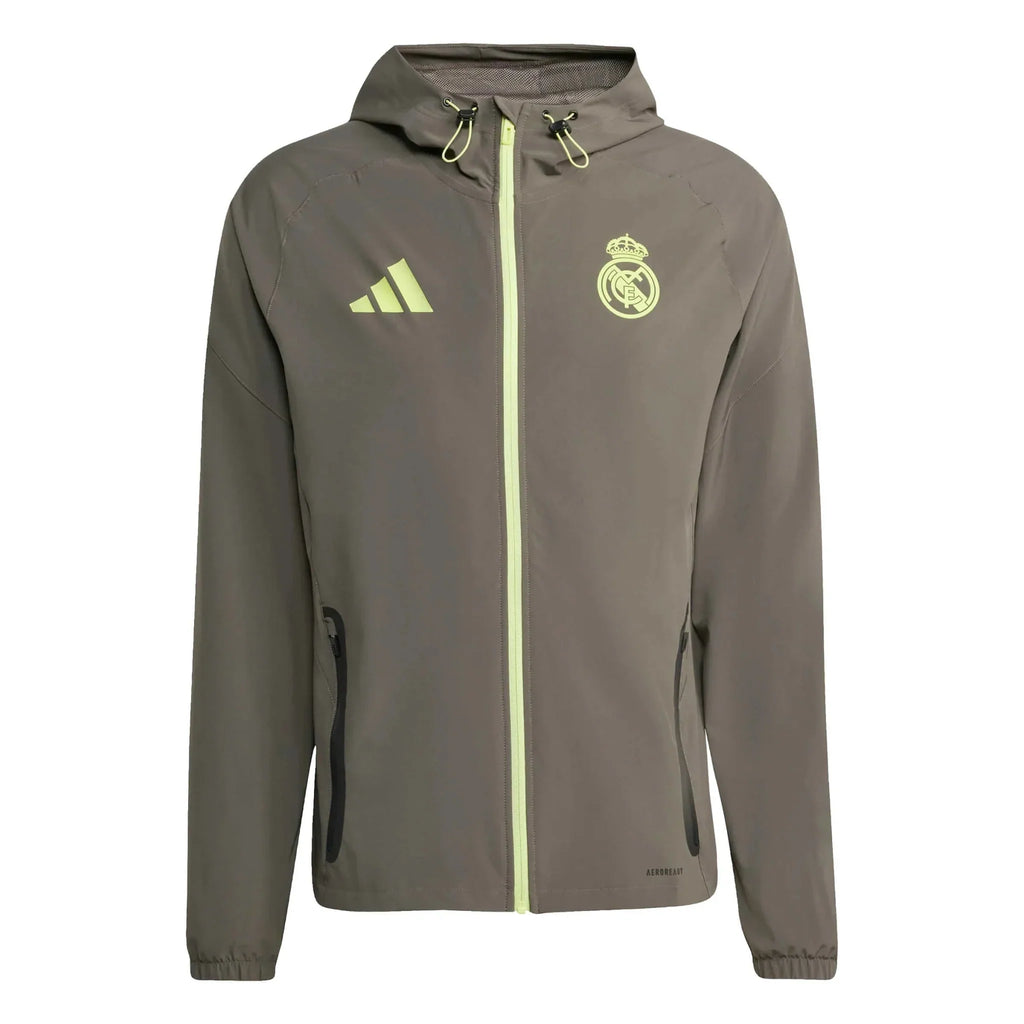 2025-26 Real Madrid Men's Tiro 25 Competition Vis Tech Travel Jacket