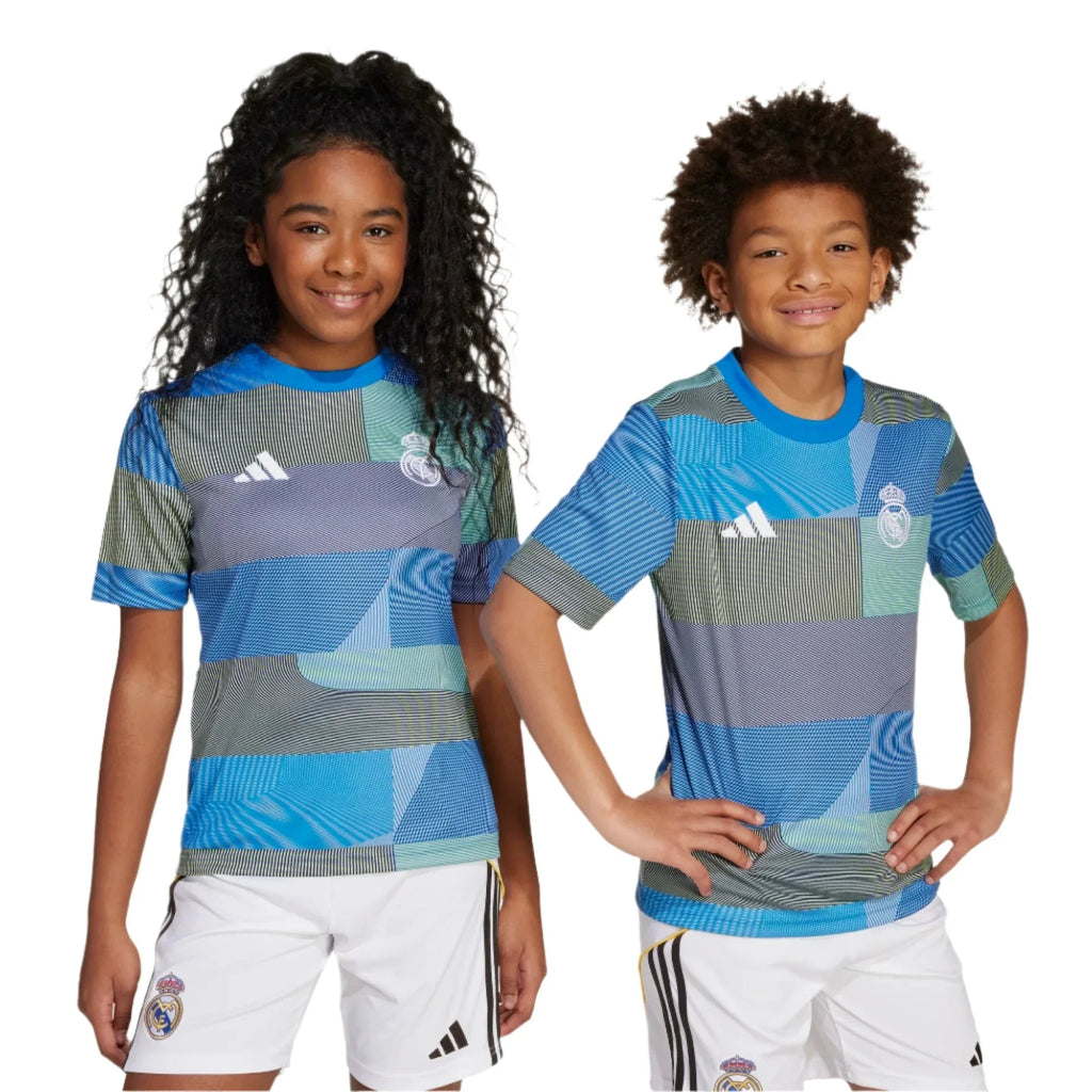 2025-26 Real Madrid Youth Pre-Match Soccer Jersey