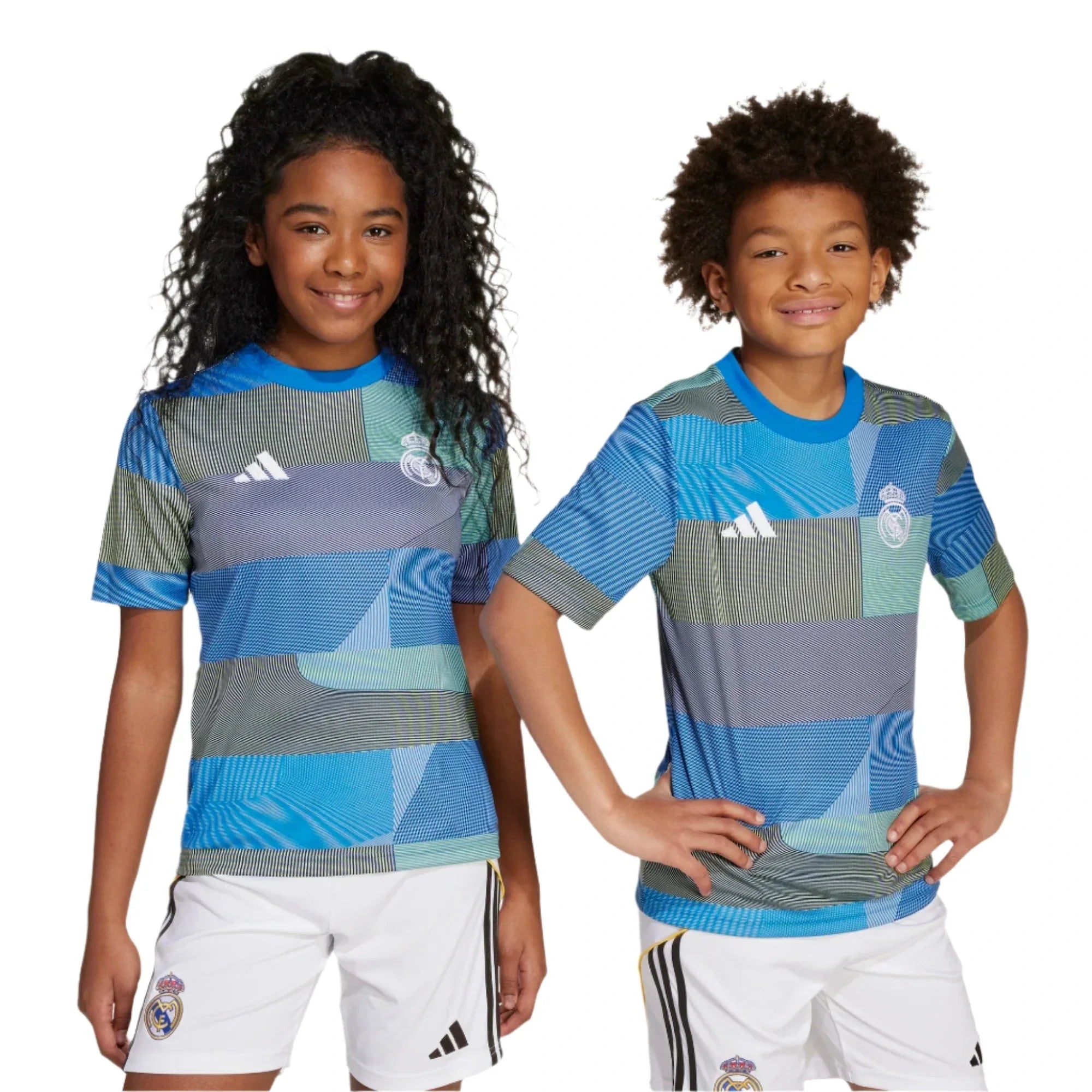 Maillot de football d'avant-match Real Madrid Jeunesse 2025-26