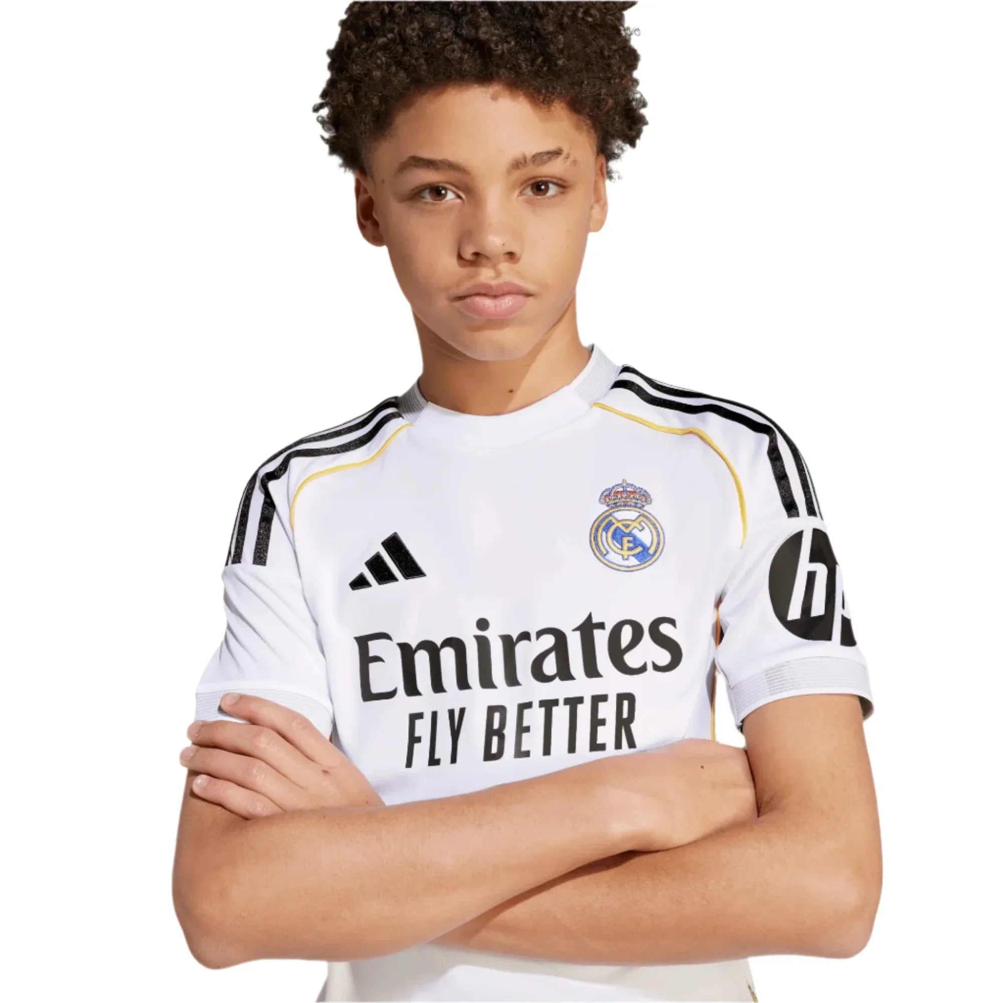 Maillot de football domicile du Real Madrid pour jeunes 2025-26