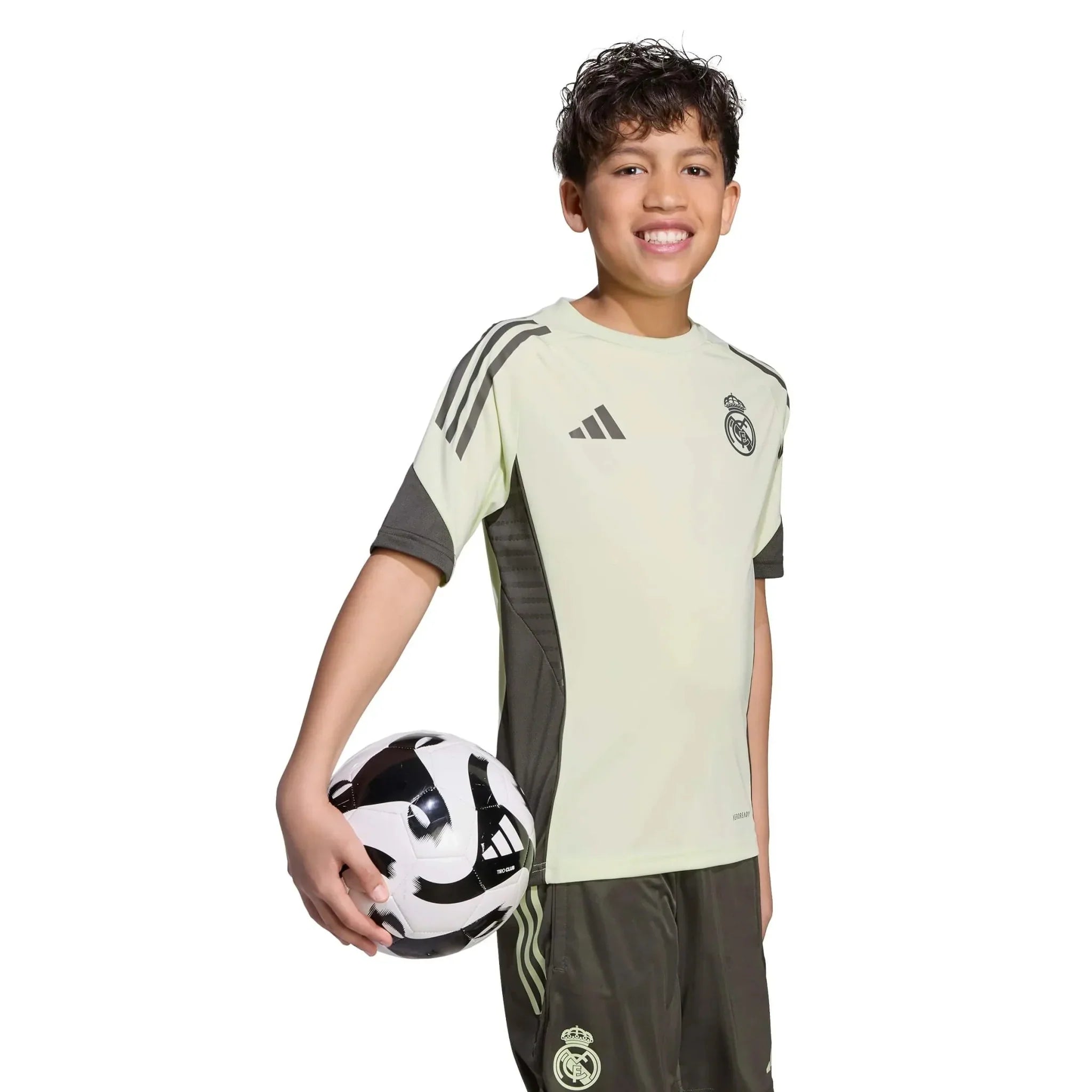 Maillot de football d'entraînement pour jeunes du Real Madrid 2025-26