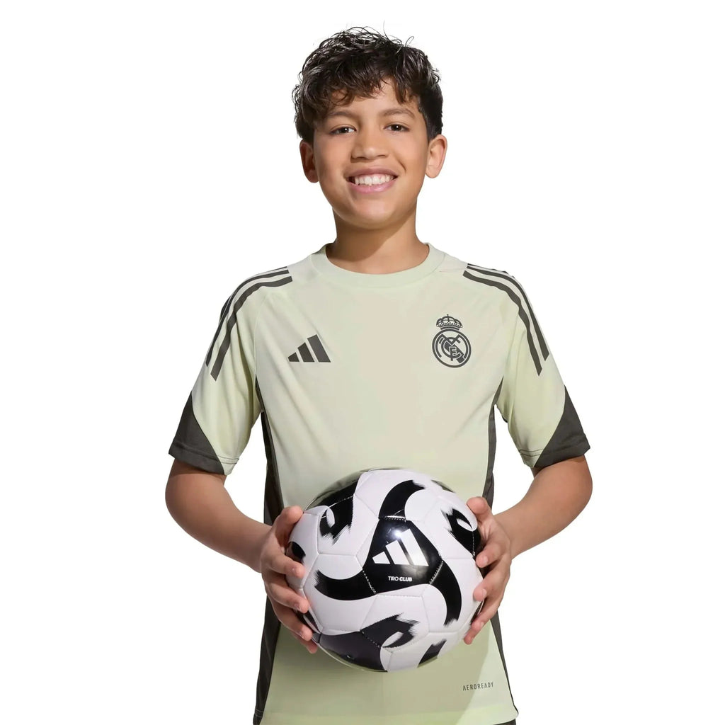 Maillot de football d'entraînement pour jeunes du Real Madrid 2025-26